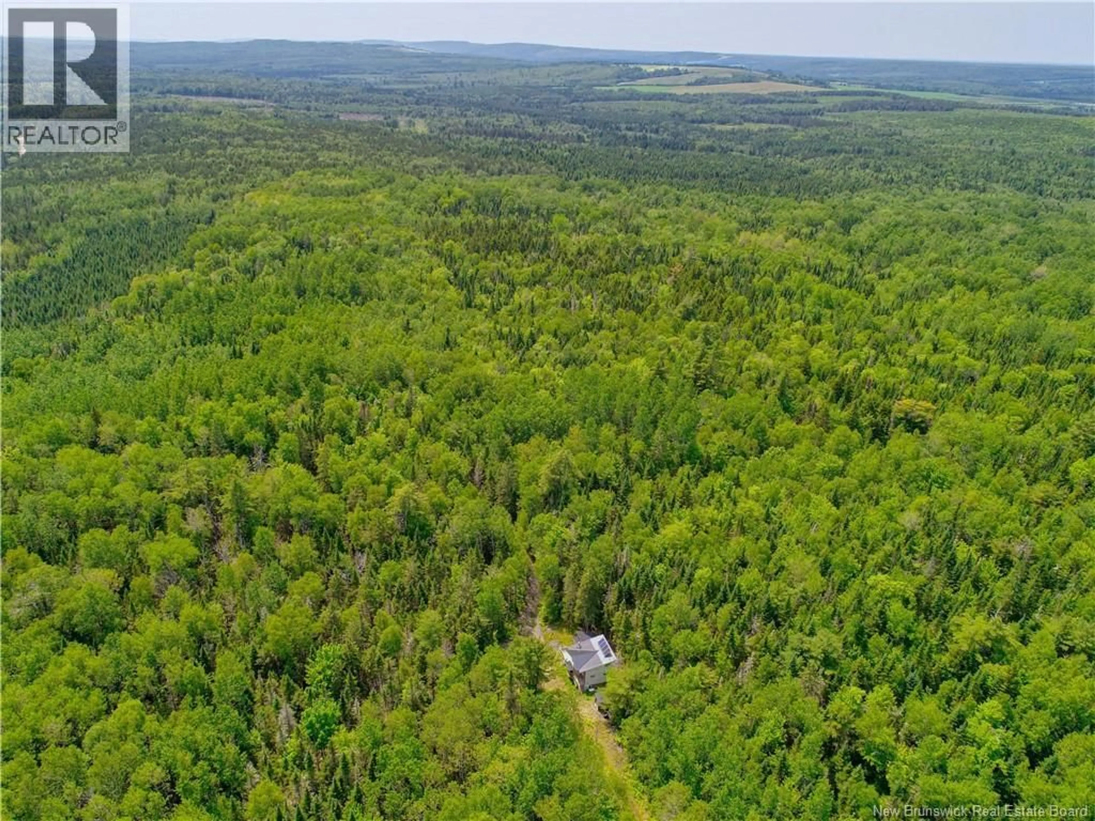 A pic from outside/outdoor area/front of a property/back of a property/a pic from drone, forest/trees view for 0 ALWARD ROAD, Whites Mountain New Brunswick E4G1W2