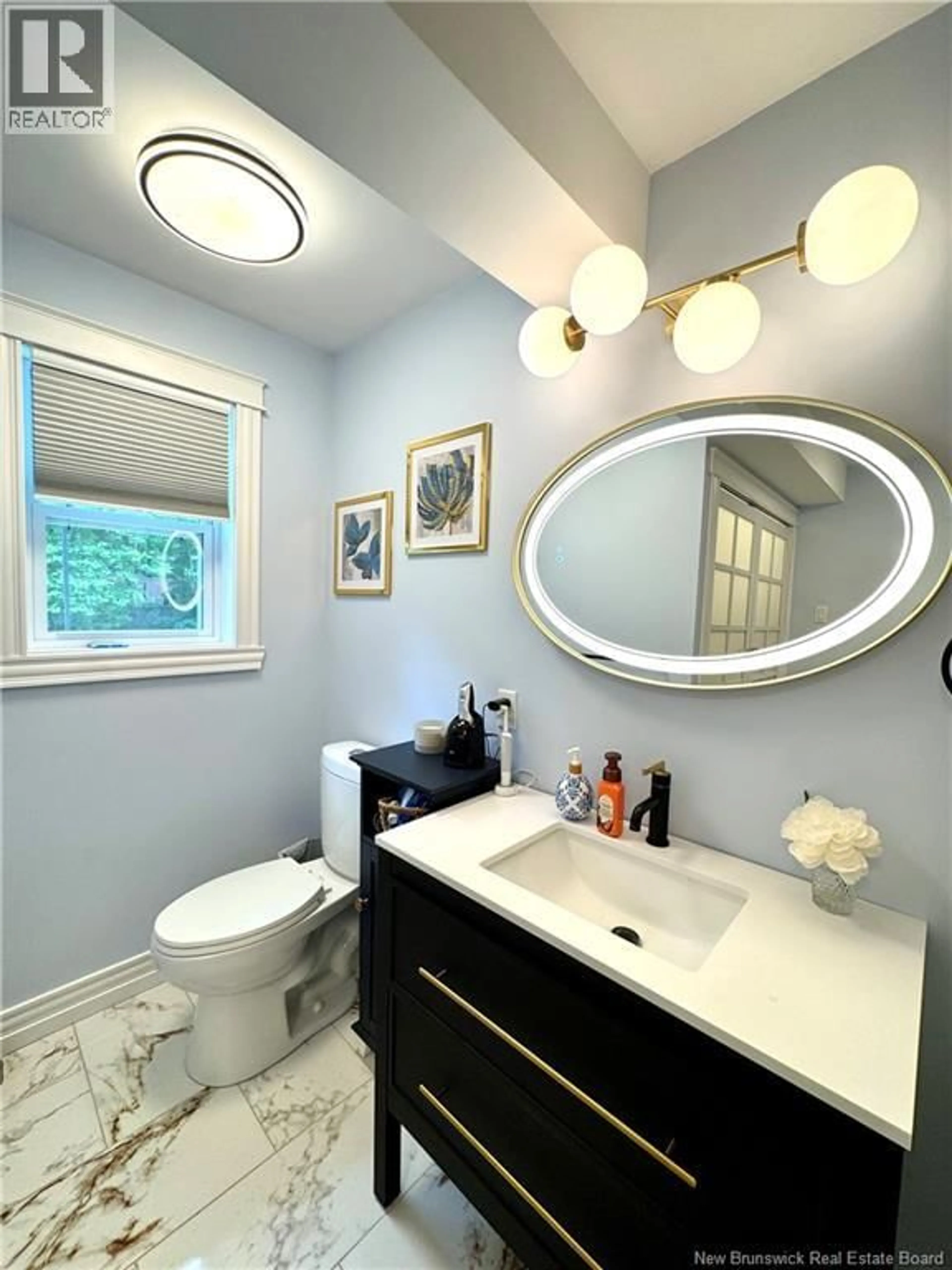 Contemporary bathroom, ceramic/tile floor for 10 WILSON DRIVE, Miramichi New Brunswick E1N3L1