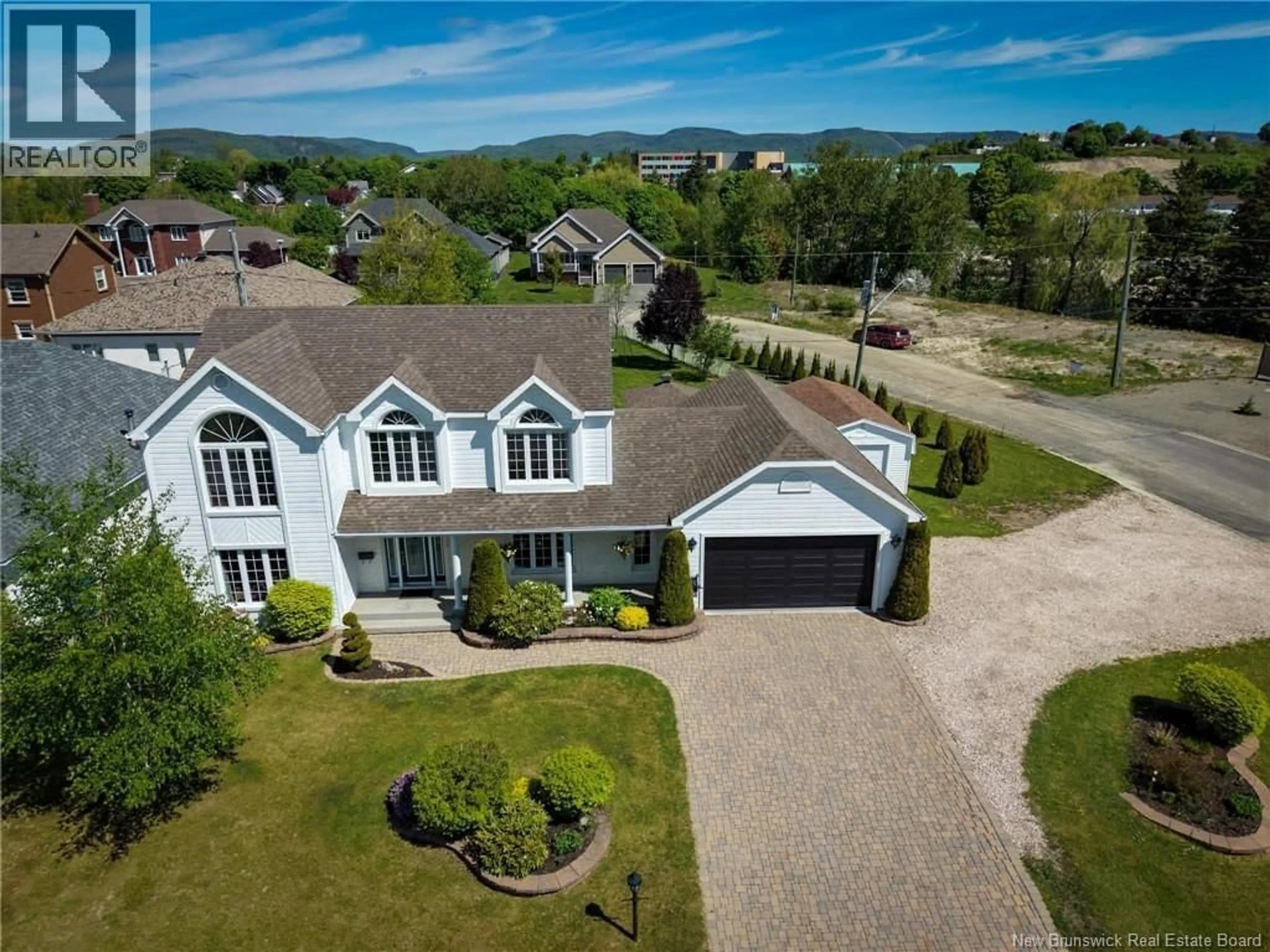 A pic from outside/outdoor area/front of a property/back of a property/a pic from drone, water/lake/river/ocean view for 22 BROOK TERRACE, Campbellton New Brunswick E3N2N2