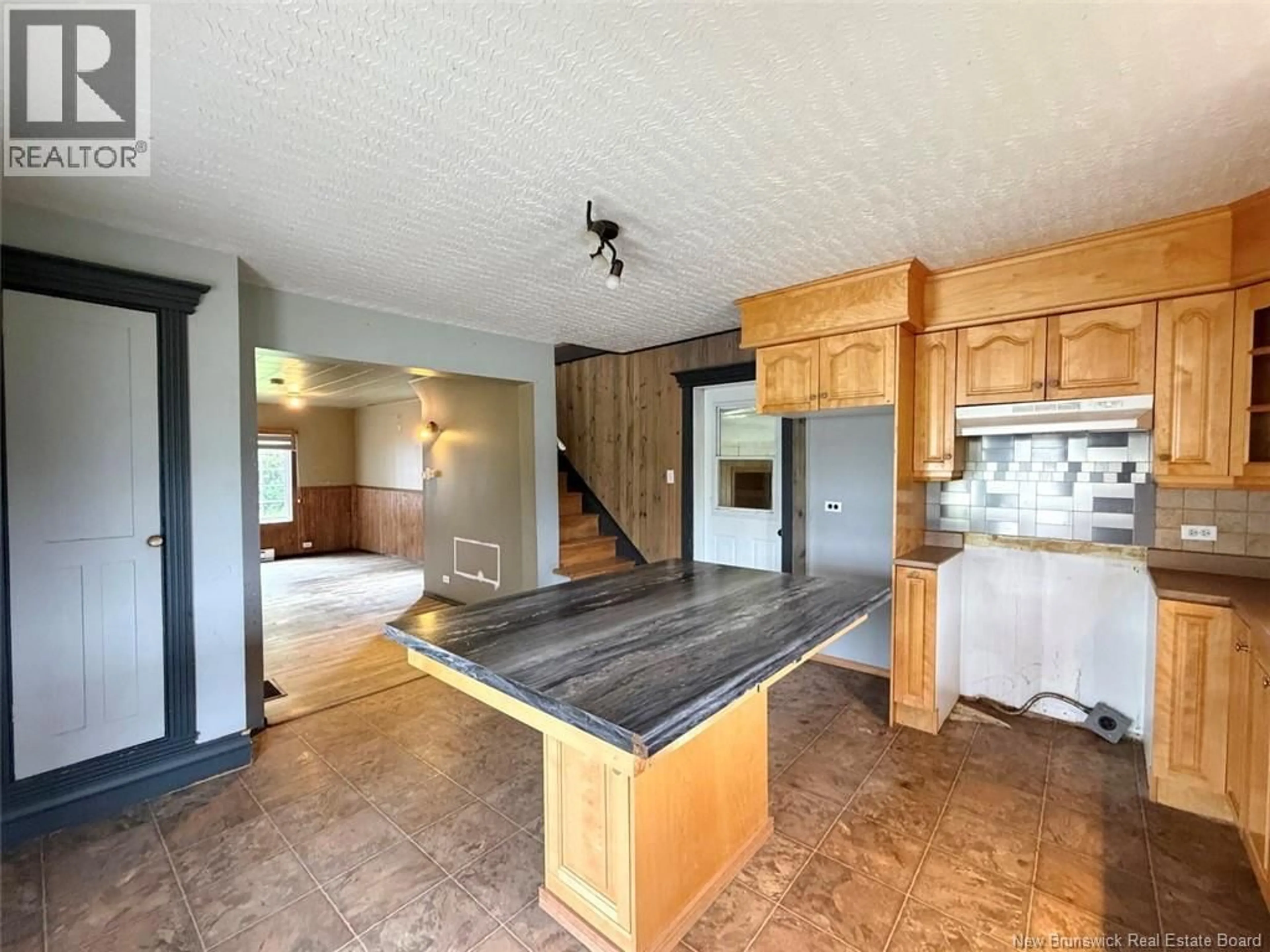 Open concept kitchen, ceramic/tile floor for 1 - 71 SEIGAS ROAD, Siegas New Brunswick E7E1T6