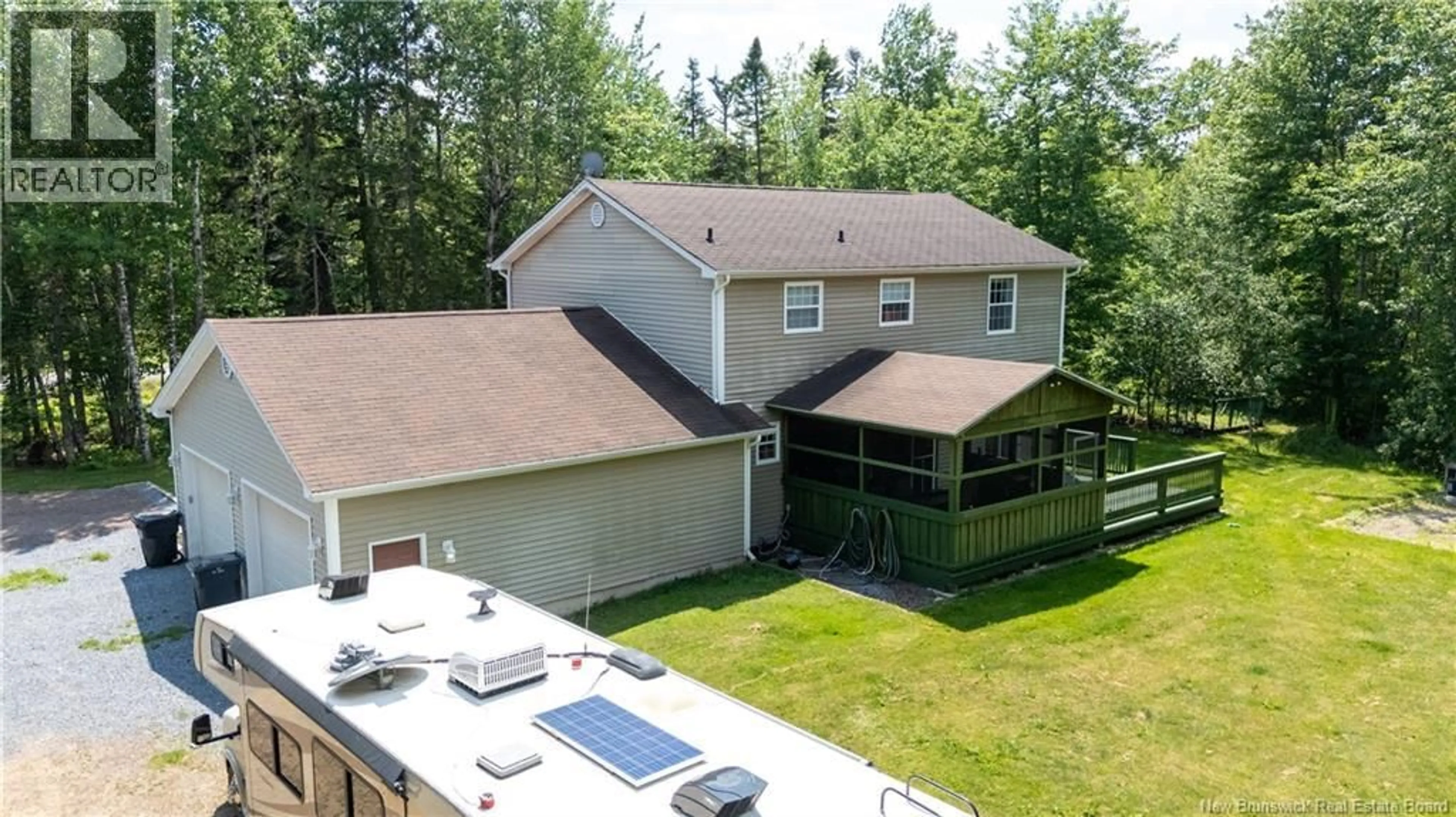 A pic from outside/outdoor area/front of a property/back of a property/a pic from drone, unknown for 32 BELLEFIELD, Lower Coverdale New Brunswick E1J0A9