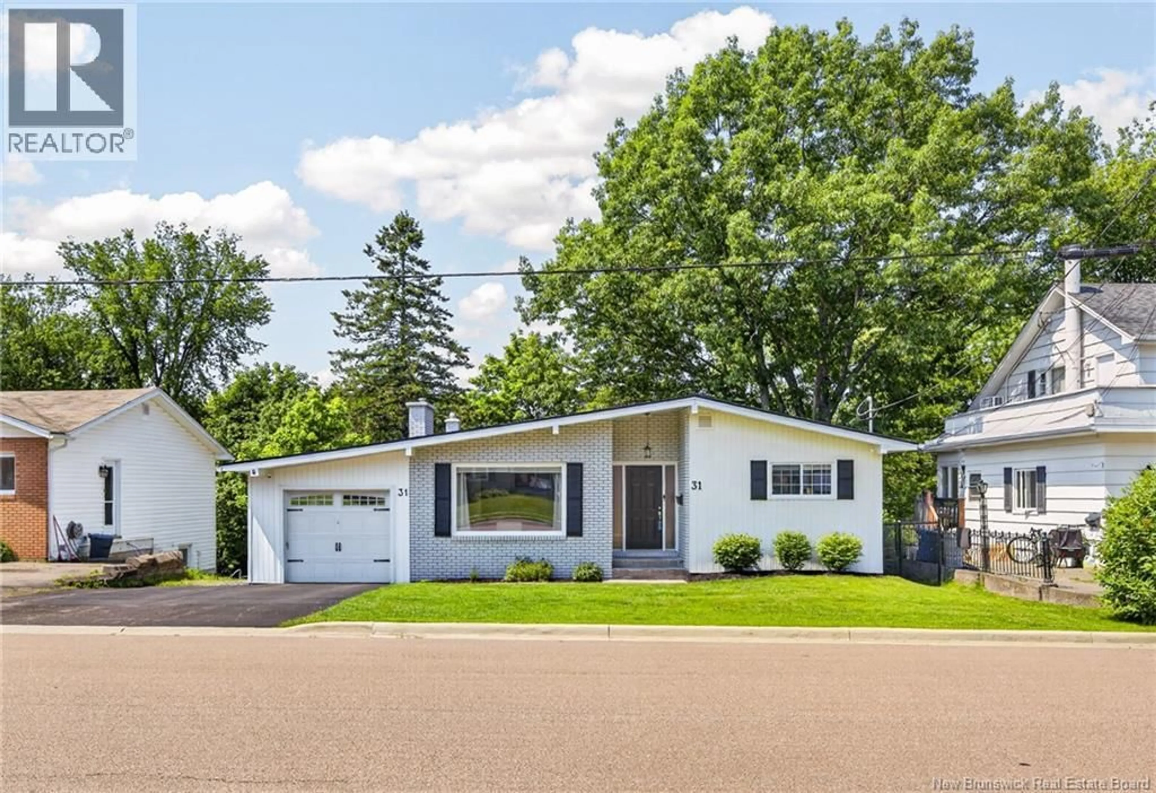 Home with vinyl exterior material, street for 31 ALEXANDER AVENUE, Moncton New Brunswick E1E1T3