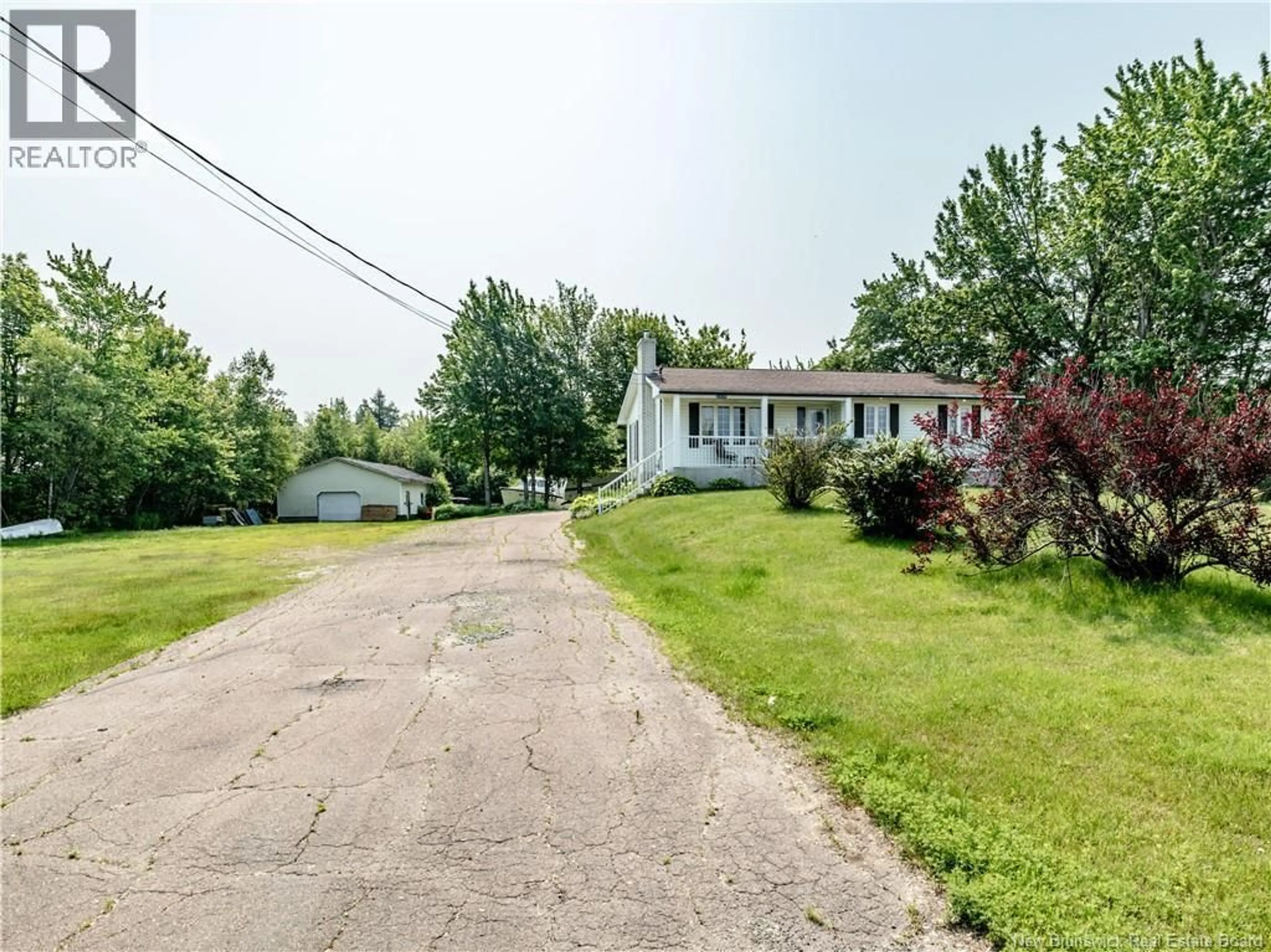 A pic from outside/outdoor area/front of a property/back of a property/a pic from drone, street for 5519 ROUTE 117, Baie-Sainte-Anne New Brunswick E9A1E6