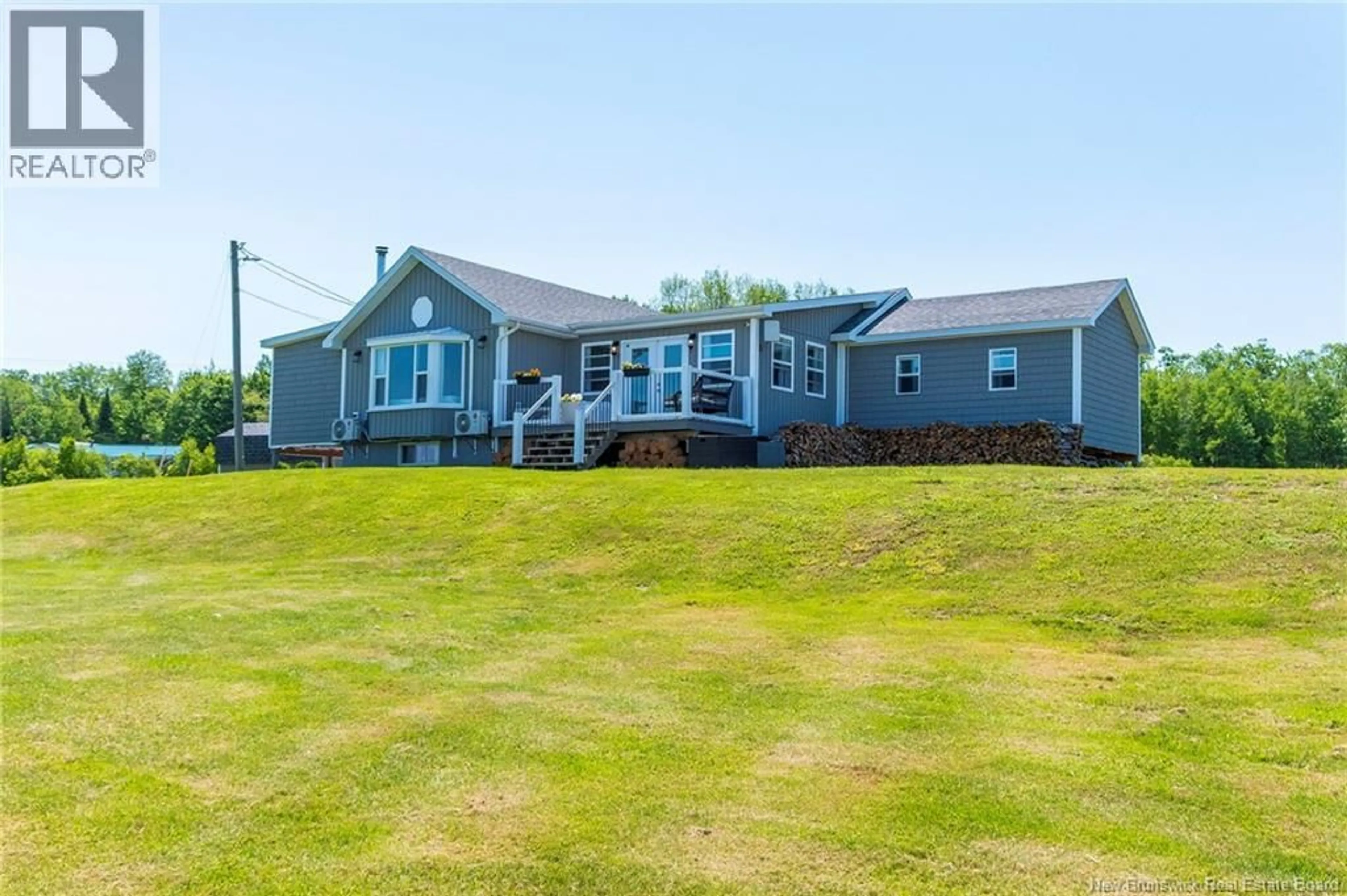 A pic from outside/outdoor area/front of a property/back of a property/a pic from drone, water/lake/river/ocean view for 520 MIDDLESEX ROAD, Colpitts Settlement New Brunswick E4J1H7