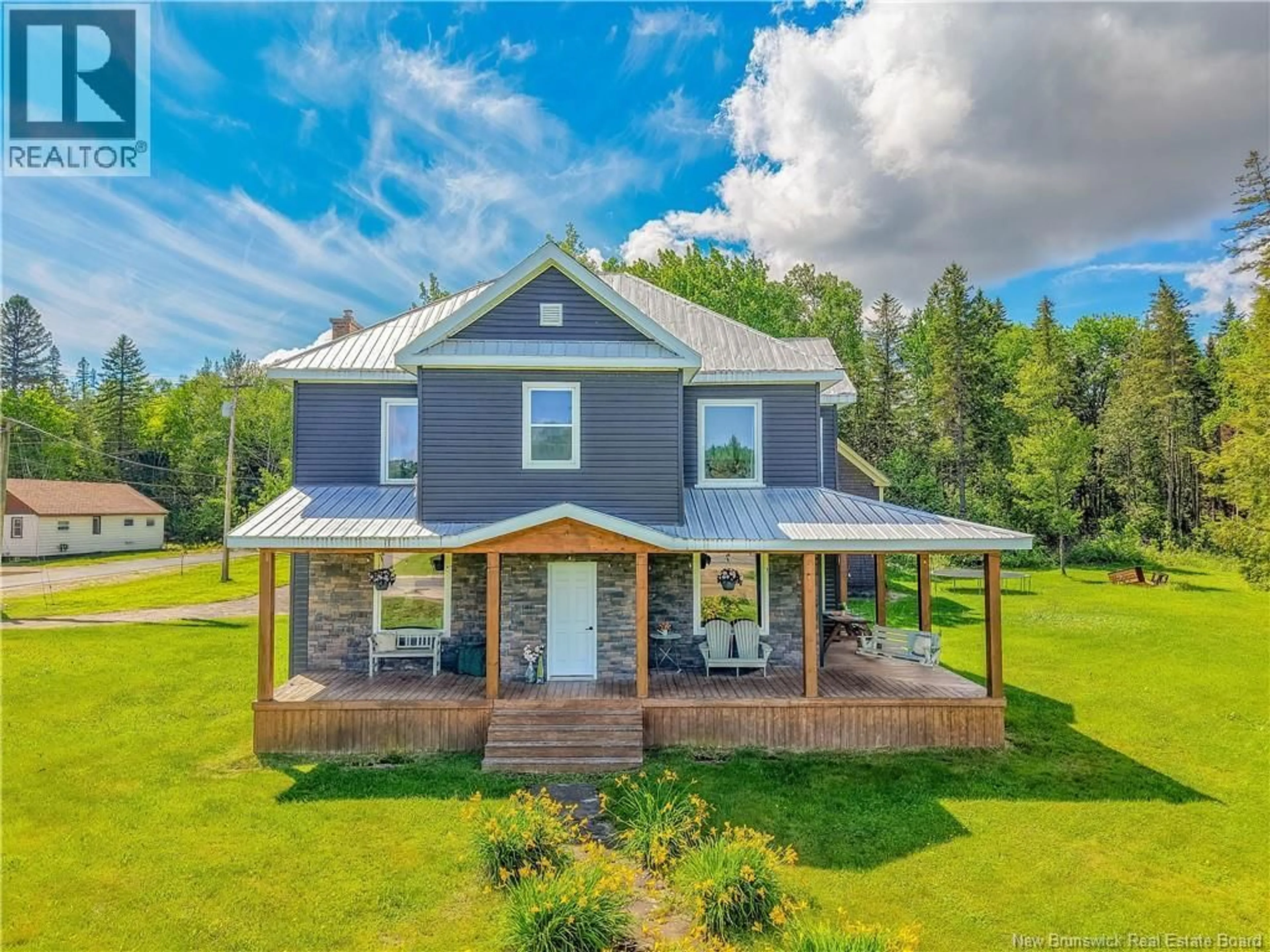 A pic from outside/outdoor area/front of a property/back of a property/a pic from drone, unknown for 2 CENTRAL STREET, Doaktown New Brunswick E9C1E6