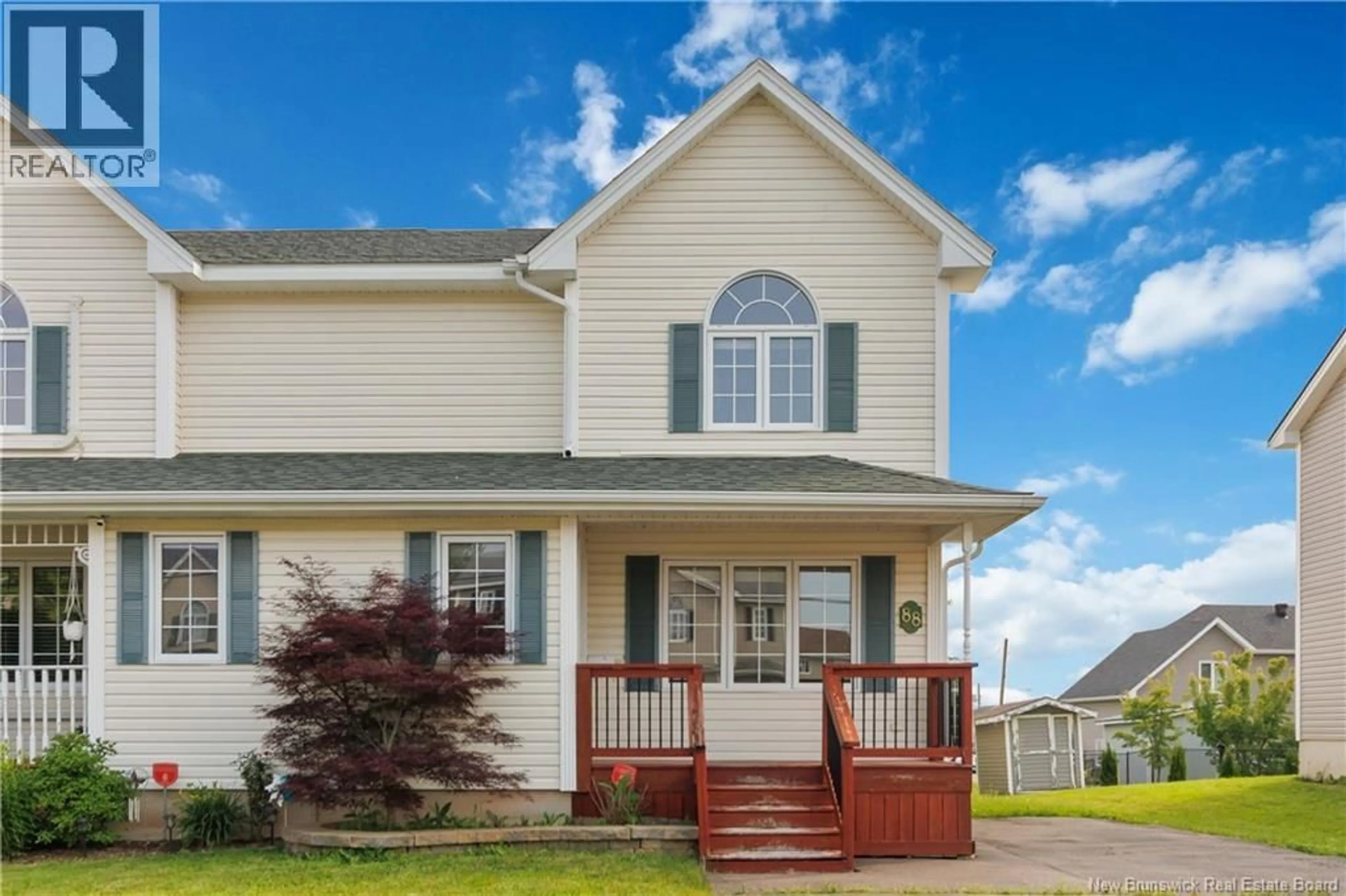 Home with vinyl exterior material, street for 88 HAMPTON STREET, Moncton New Brunswick E1G5H2