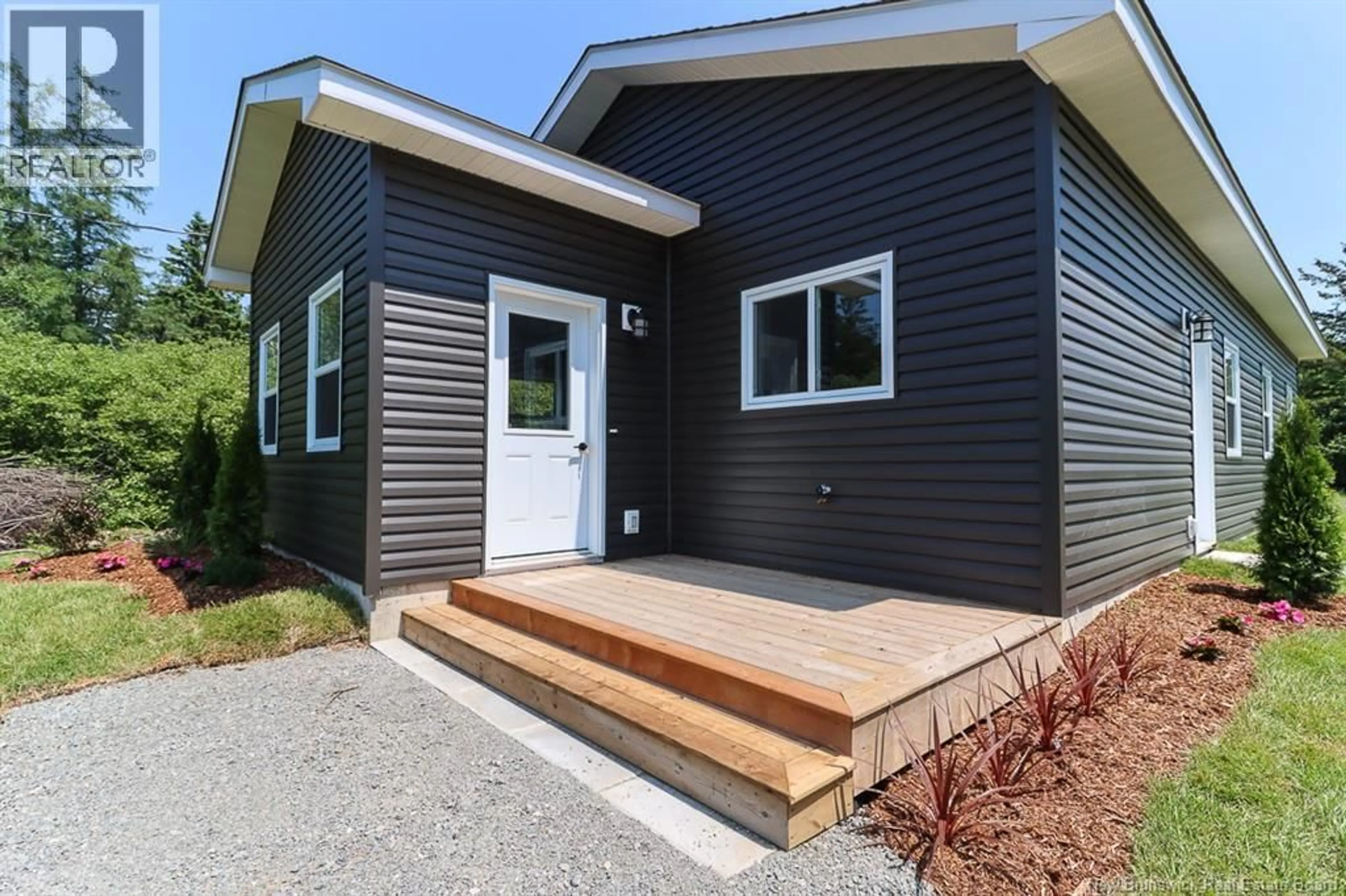 Home with vinyl exterior material, street for 54 HILL ROAD, Kingston New Brunswick E5N1H3