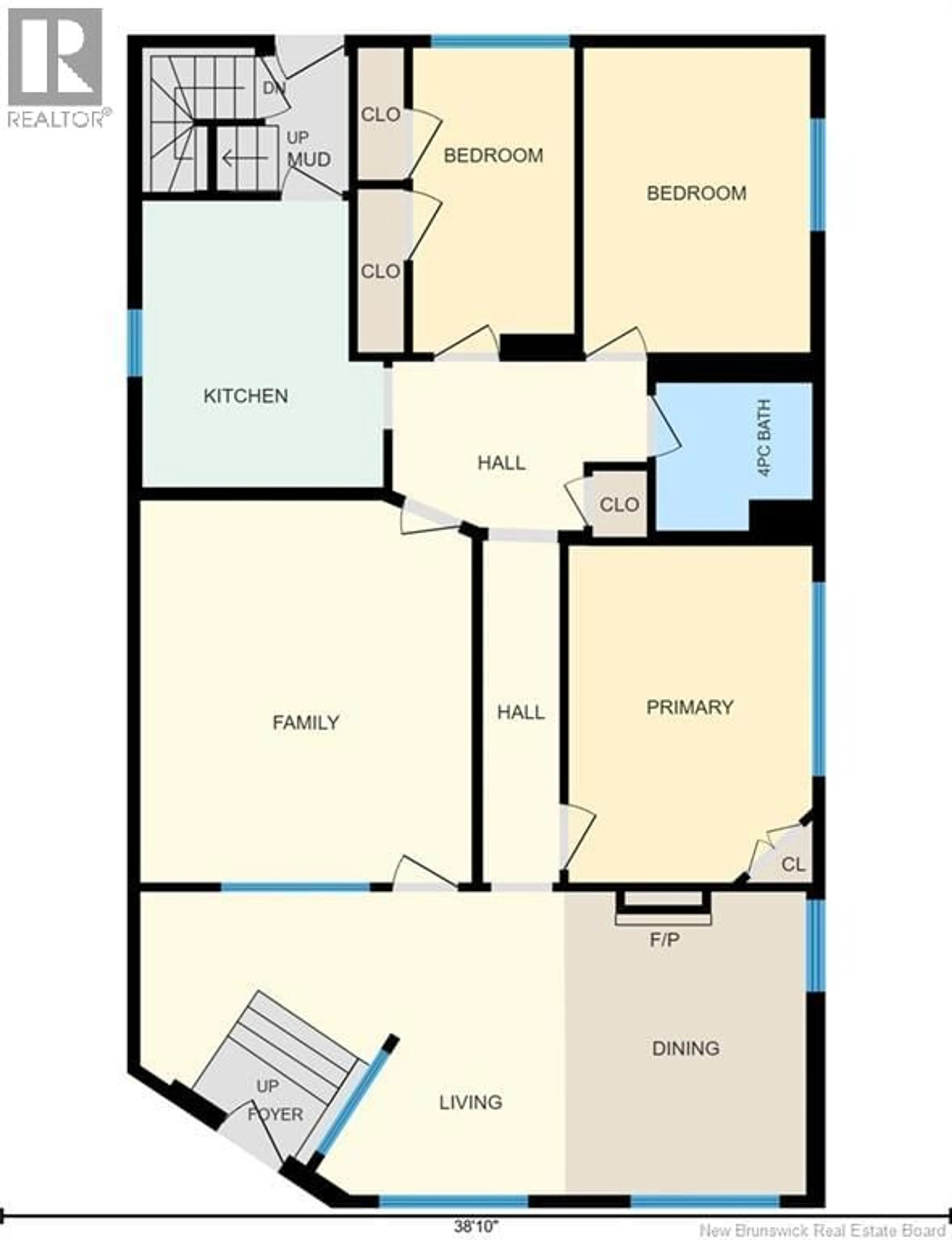 Floor plan for 300-304 MOUNTAIN ROAD, Moncton New Brunswick E1C2X8