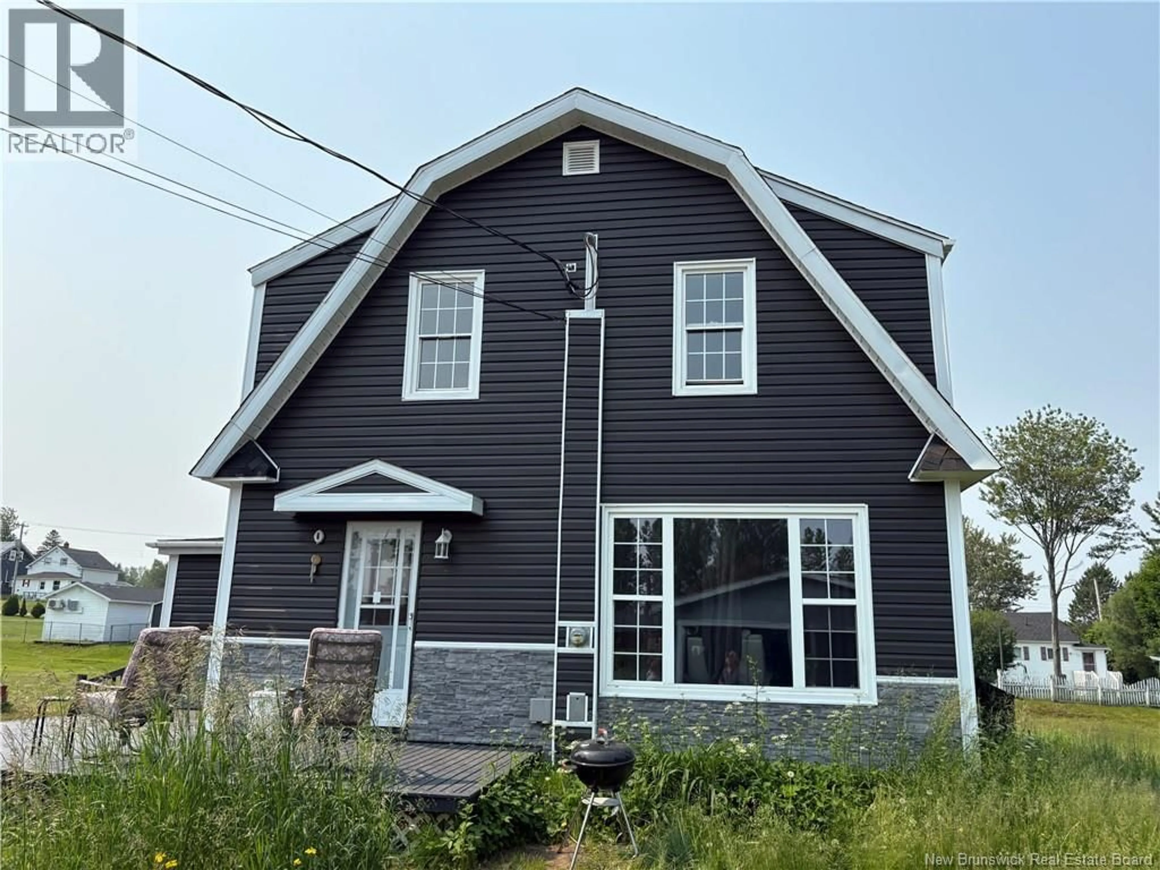 Home with vinyl exterior material, street for 1186 FRENETTE STREET, Bathurst New Brunswick E2A1Y6