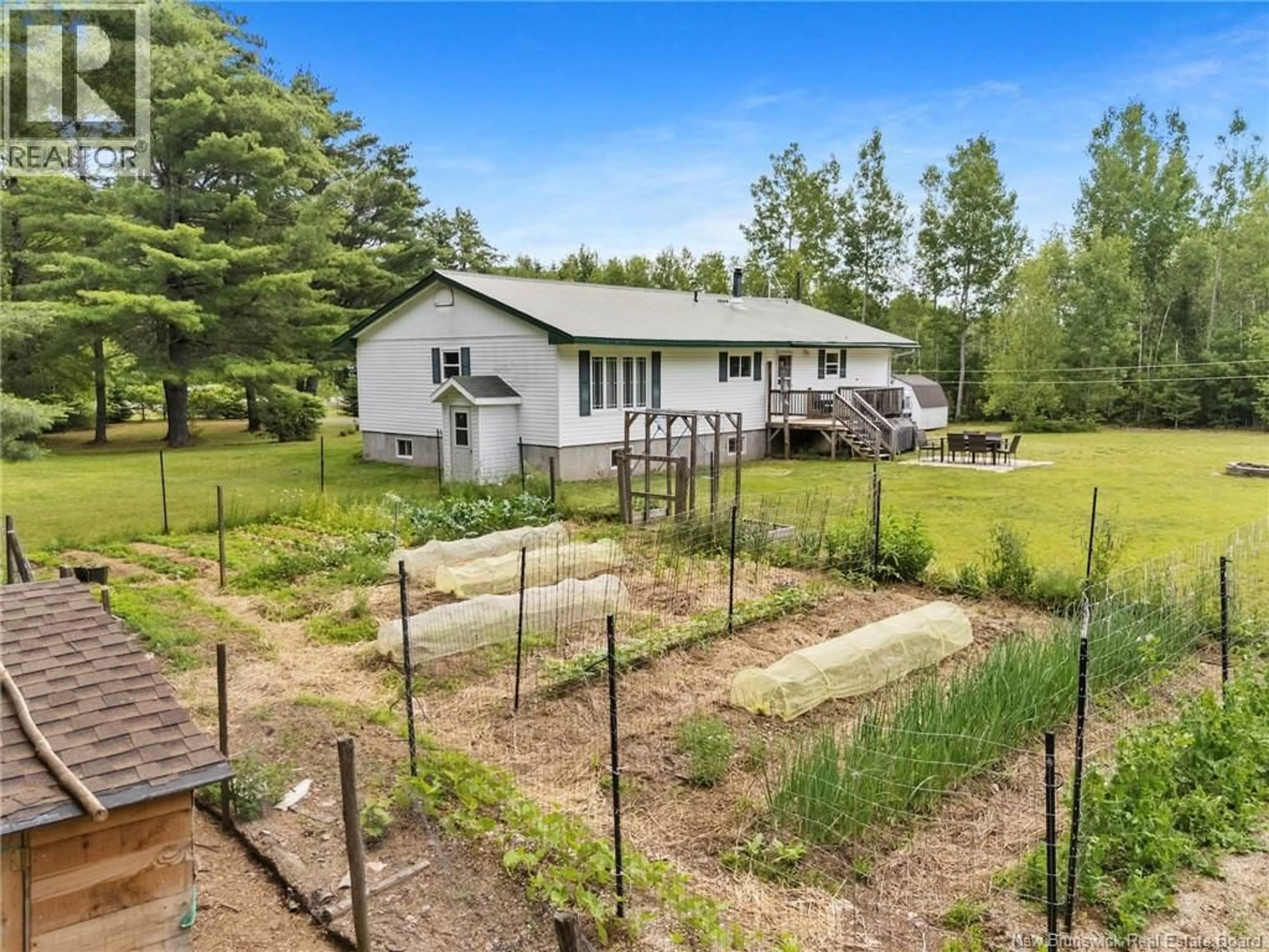 A pic from outside/outdoor area/front of a property/back of a property/a pic from drone, forest/trees view for 3422 ROUTE 101, Tracyville New Brunswick E5L1P2