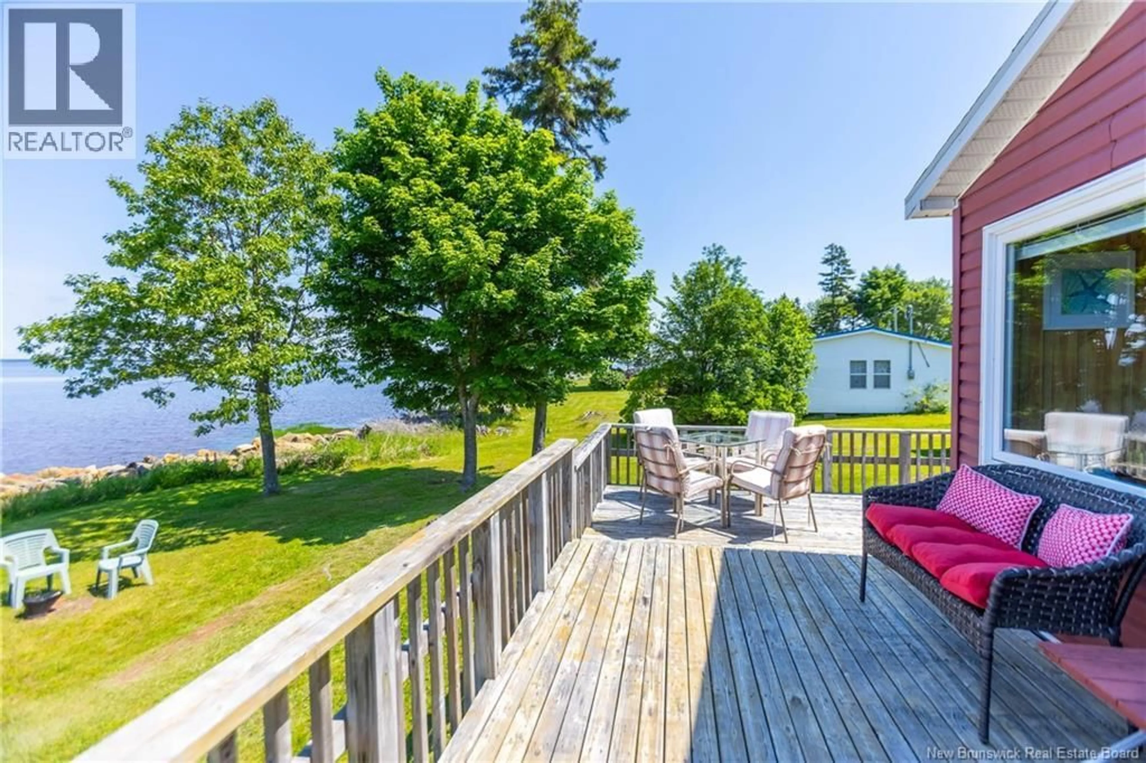 Patio, water/lake/river/ocean view for 66 MASON'S BEACH, Baie Verte New Brunswick E4M2Y2