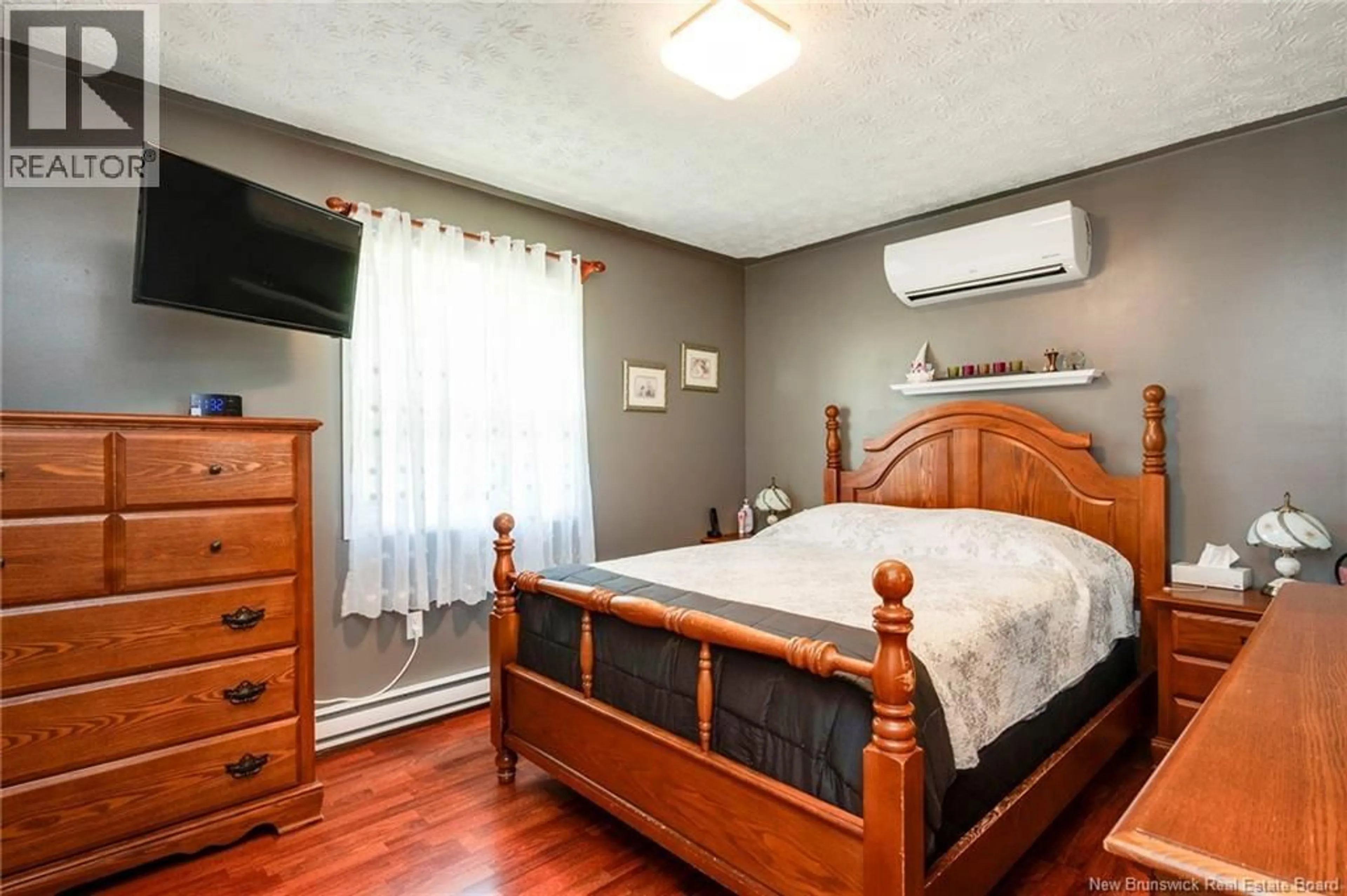 Bedroom with bed, wood/laminate floor for 9 ANNA AVENUE, Rothesay New Brunswick E2S1A3