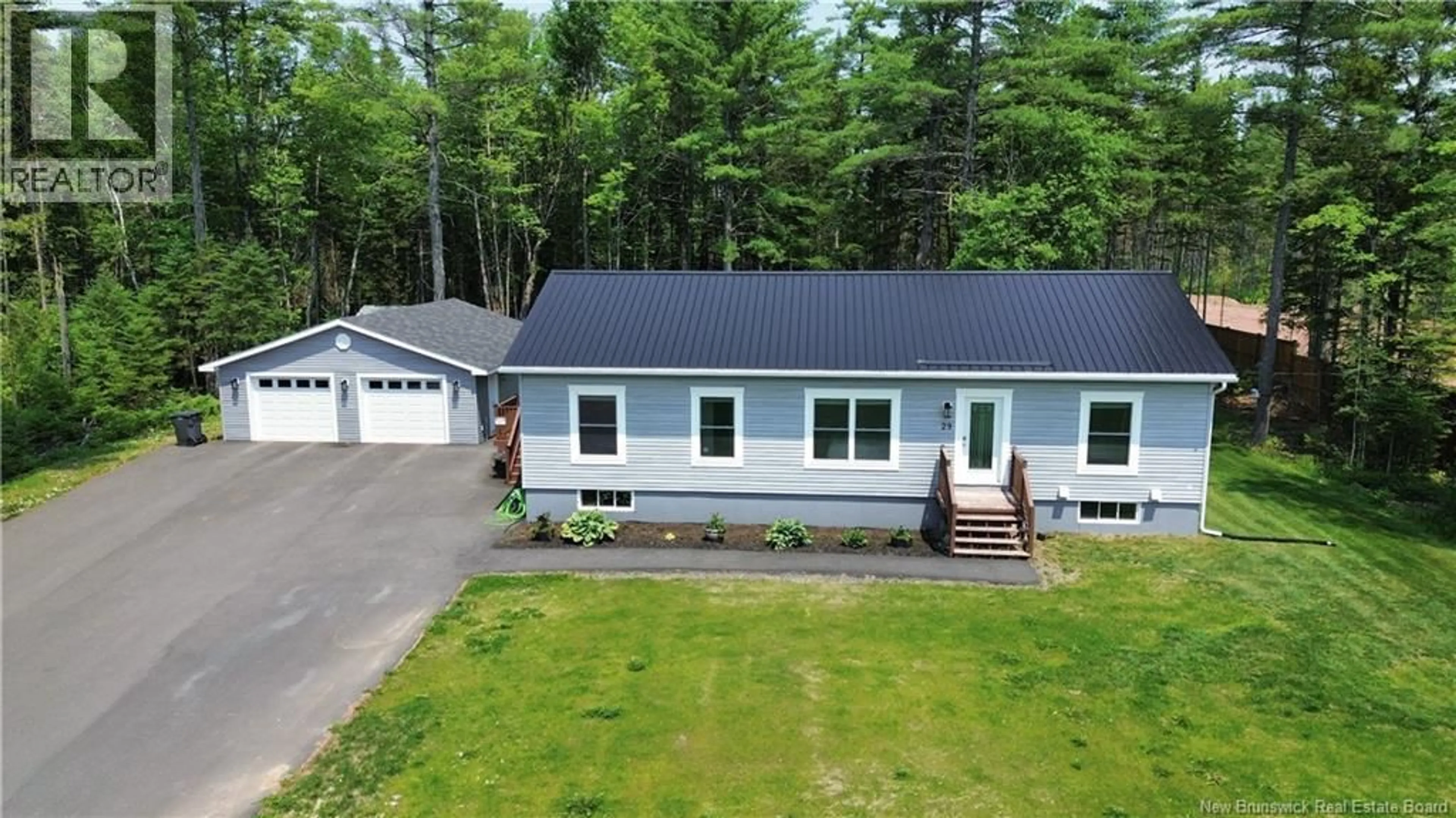 A pic from outside/outdoor area/front of a property/back of a property/a pic from drone, unknown for 29 NEWFOUND LANE, Rusagonis New Brunswick E3B0X1