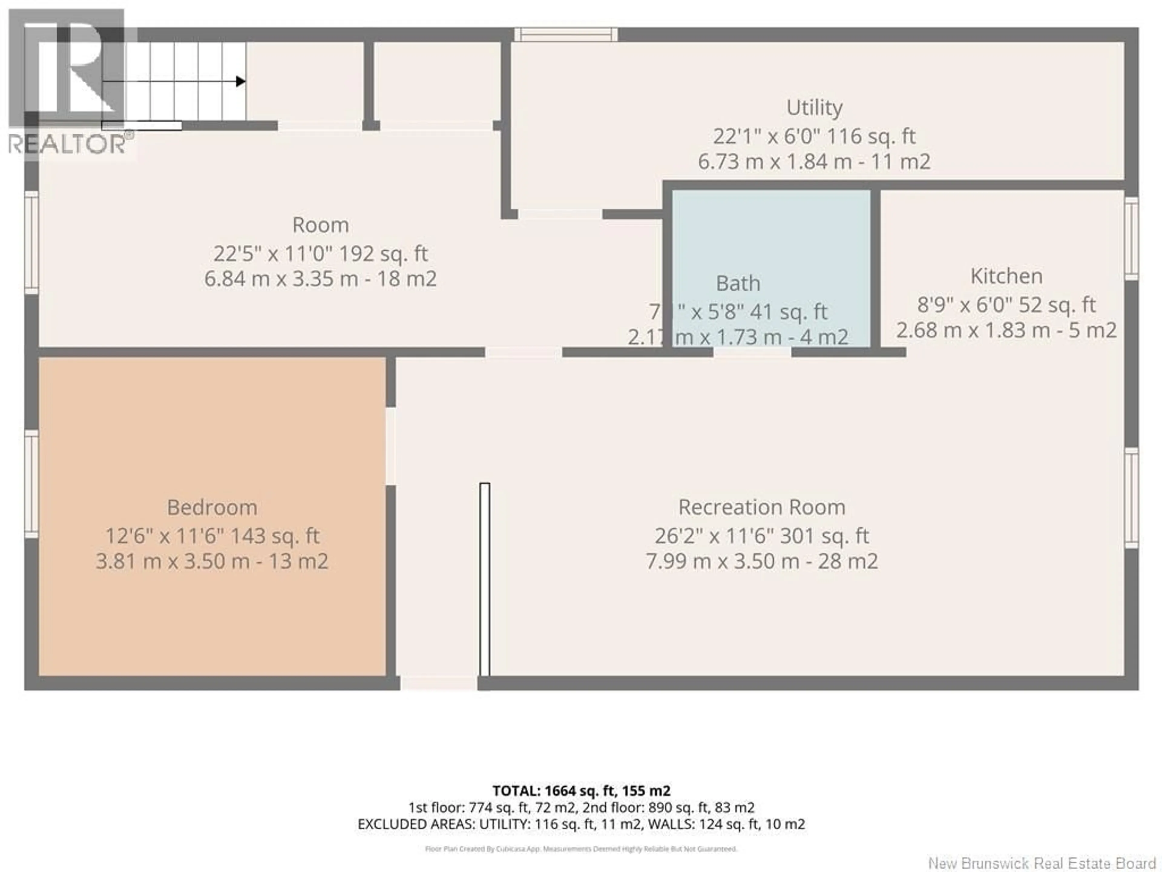 Floor plan for 1285 VANIER, Bathurst New Brunswick E2A3N6