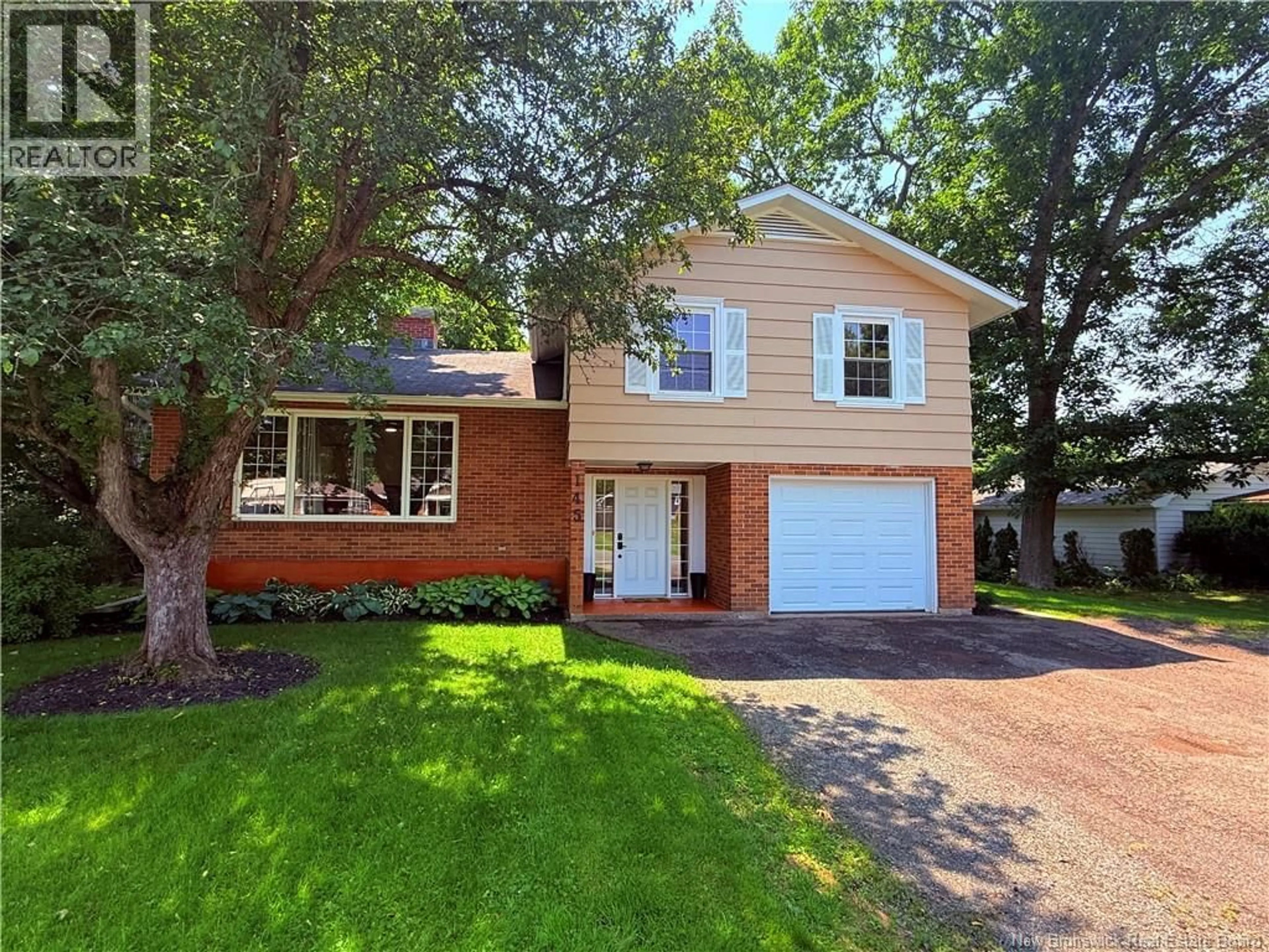 Home with brick exterior material, street for 145 ST JOHN STREET, Woodstock New Brunswick E7M2T9