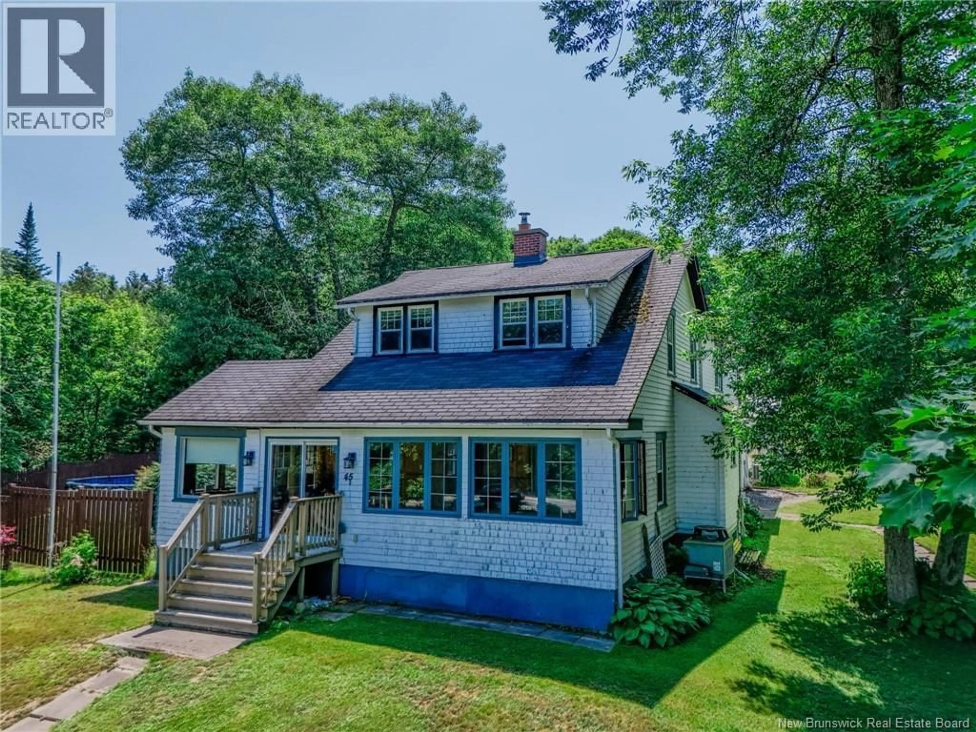 A pic from outside/outdoor area/front of a property/back of a property/a pic from drone, street for 45 NEREPIS ROAD, Grand Bay-Westfield New Brunswick E5K2Y5