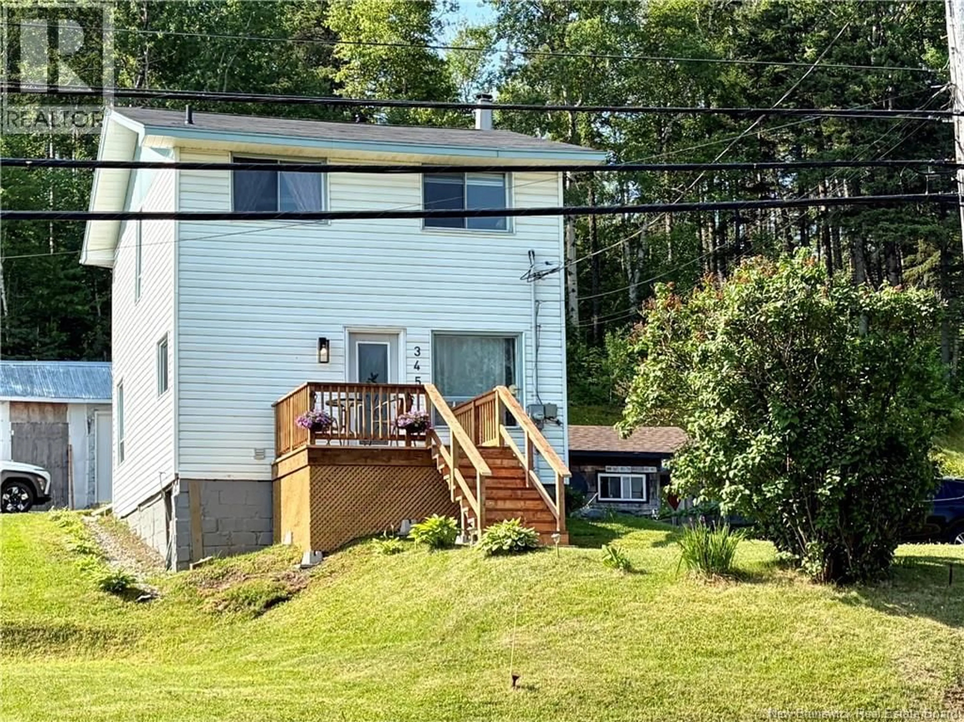A pic from outside/outdoor area/front of a property/back of a property/a pic from drone, unknown for 345 RENFREW, Dalhousie New Brunswick E8C2J4