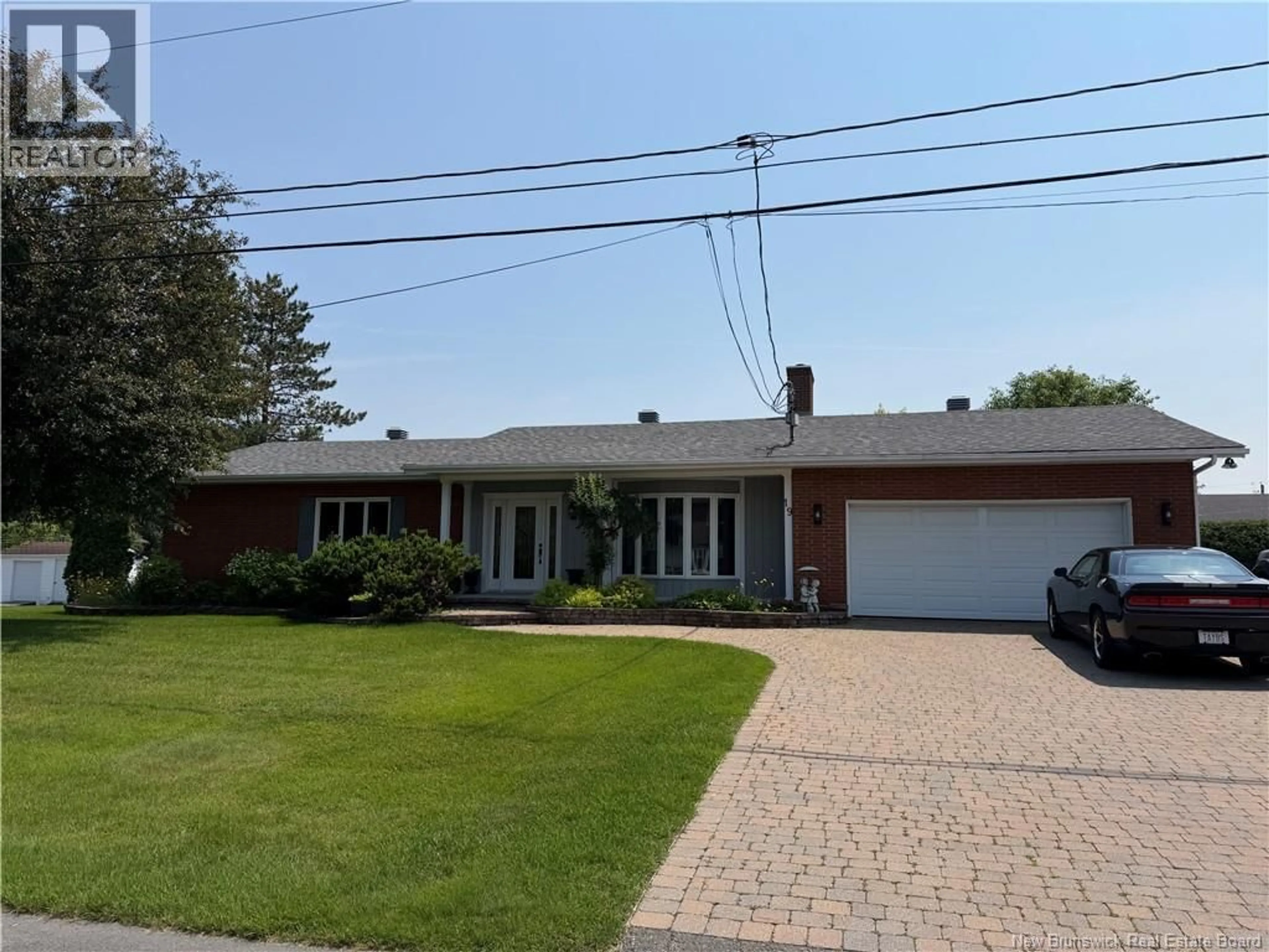 Home with brick exterior material, street for 19 BOUCHER STREET, Saint-Jacques New Brunswick E7B1B9