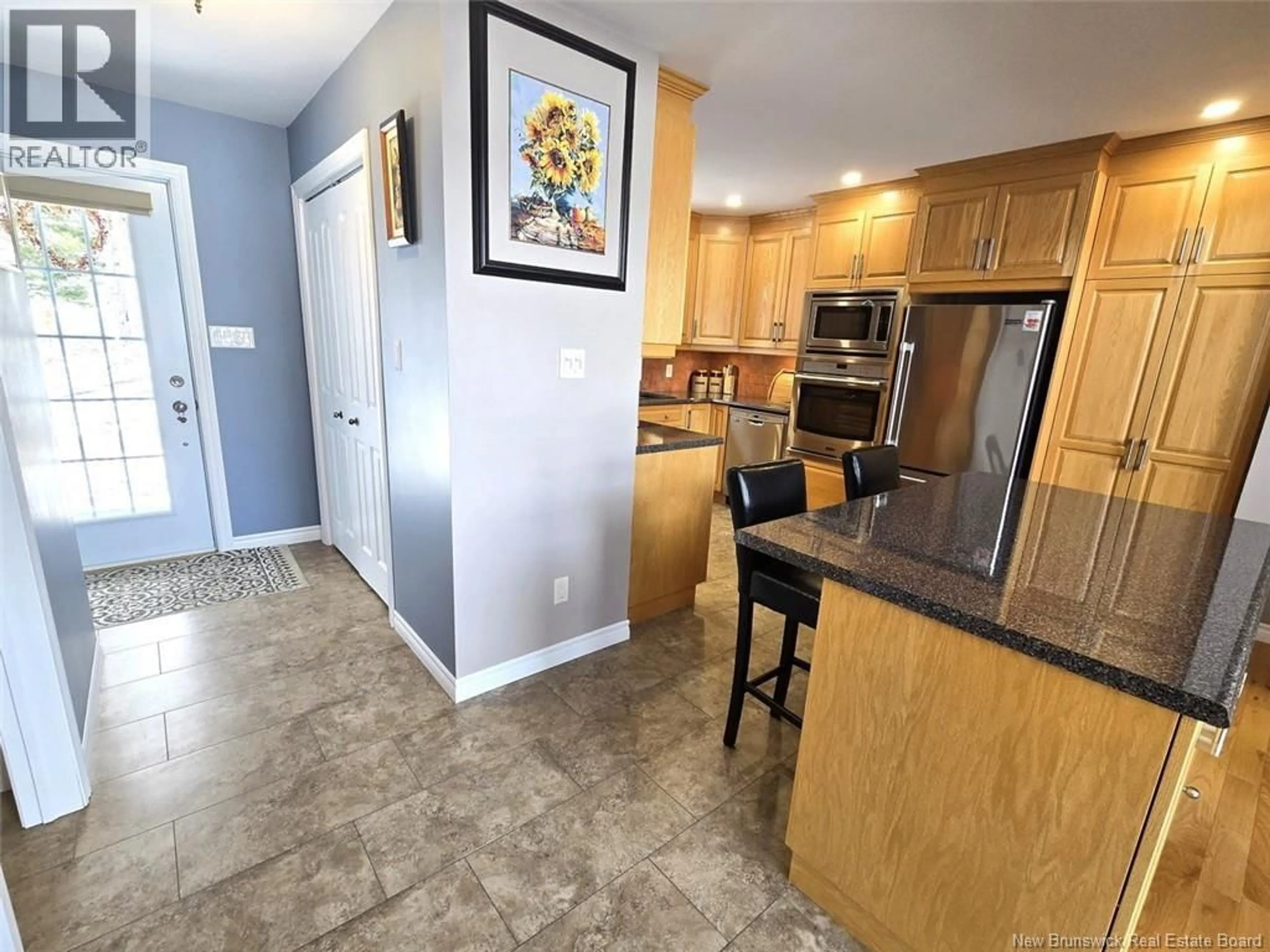 Open concept kitchen, ceramic/tile floor for 580 DE L'ÉGLISE ROAD, Lac Baker New Brunswick E7A1L4