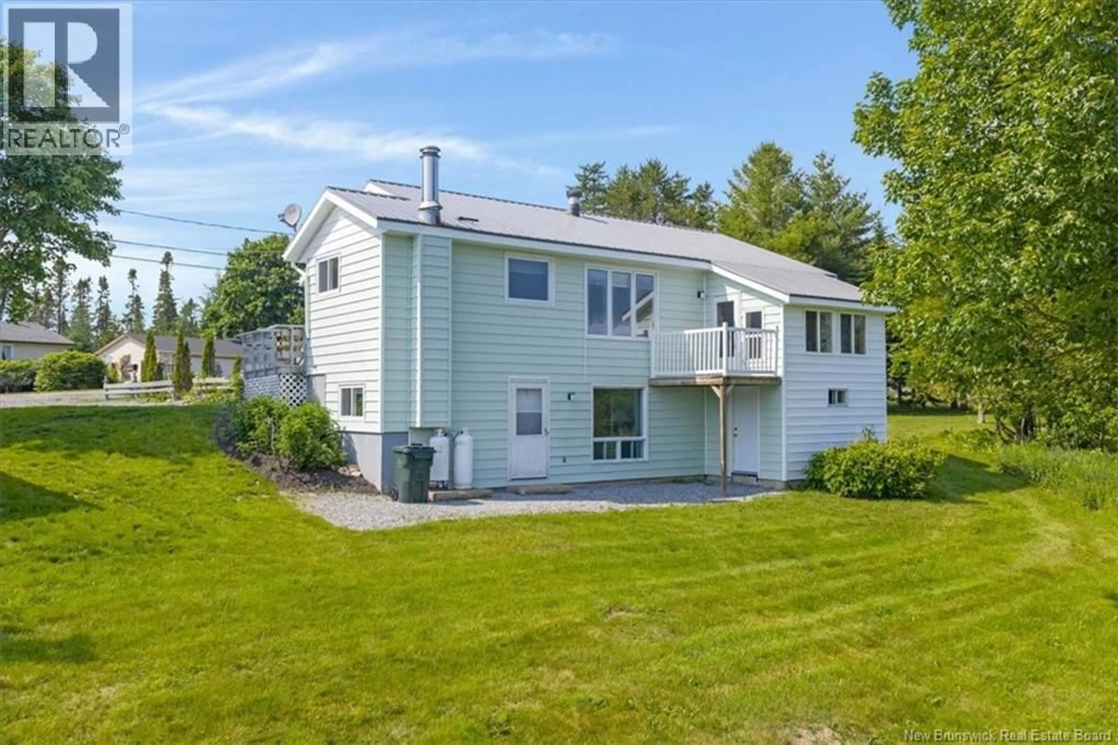 A pic from outside/outdoor area/front of a property/back of a property/a pic from drone, water/lake/river/ocean view for 50 SHERWOOD ROAD, Prince Of Wales New Brunswick E5J2K9