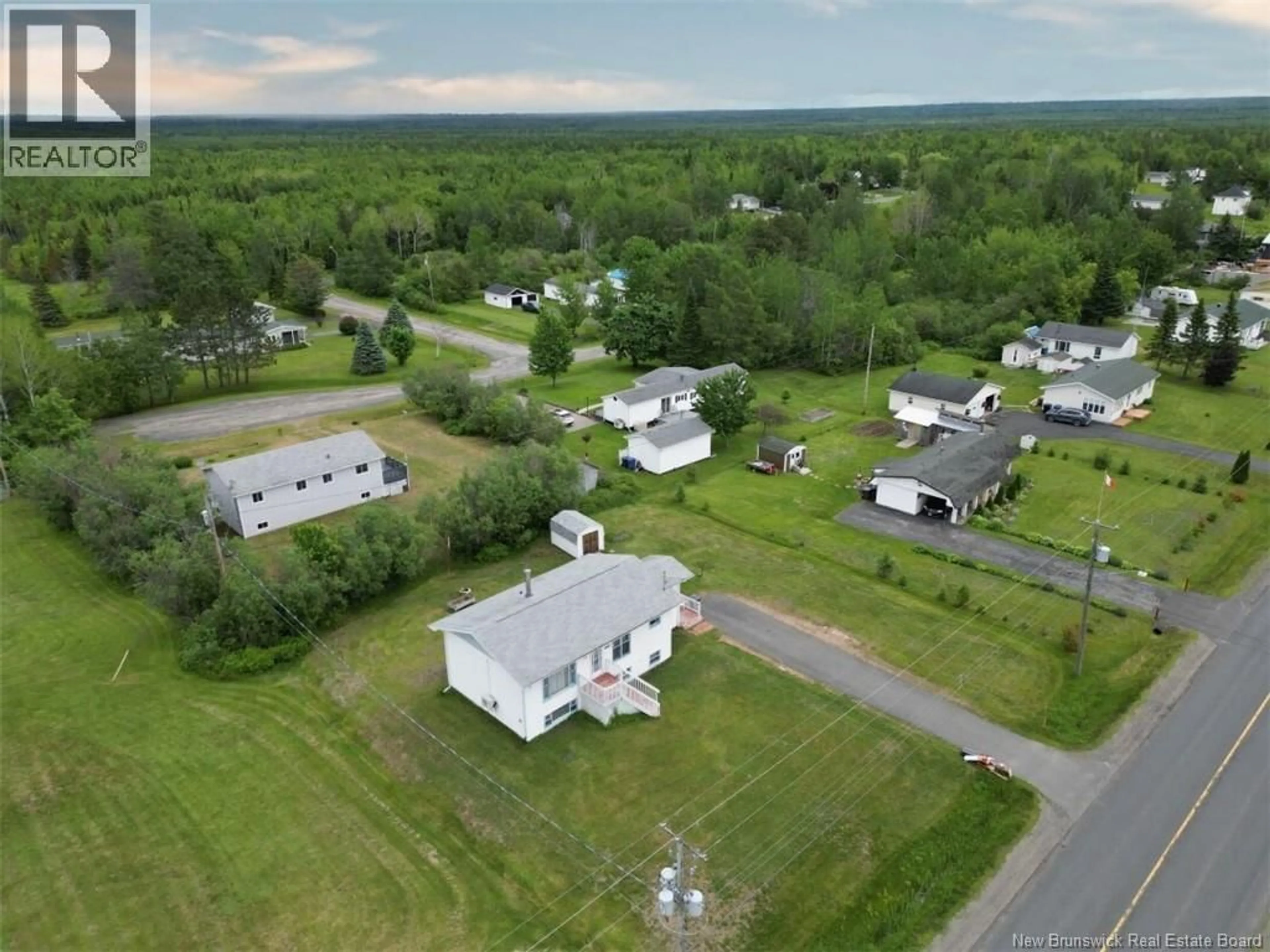 A pic from outside/outdoor area/front of a property/back of a property/a pic from drone, unknown for 3123 ROUTE 134, Miramichi Road New Brunswick E8L1V3