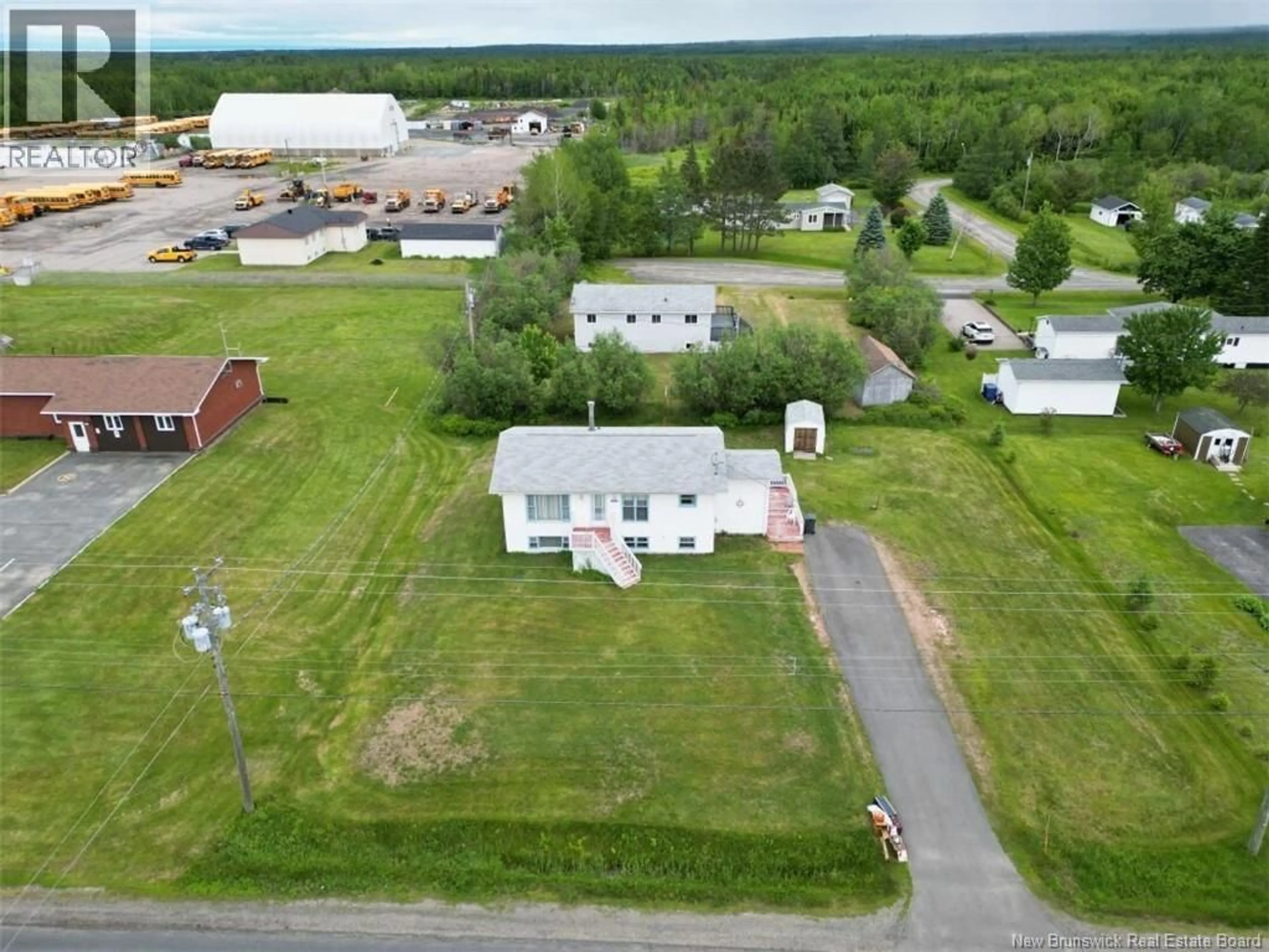 A pic from outside/outdoor area/front of a property/back of a property/a pic from drone, building for 3123 ROUTE 134, Miramichi Road New Brunswick E8L1V3