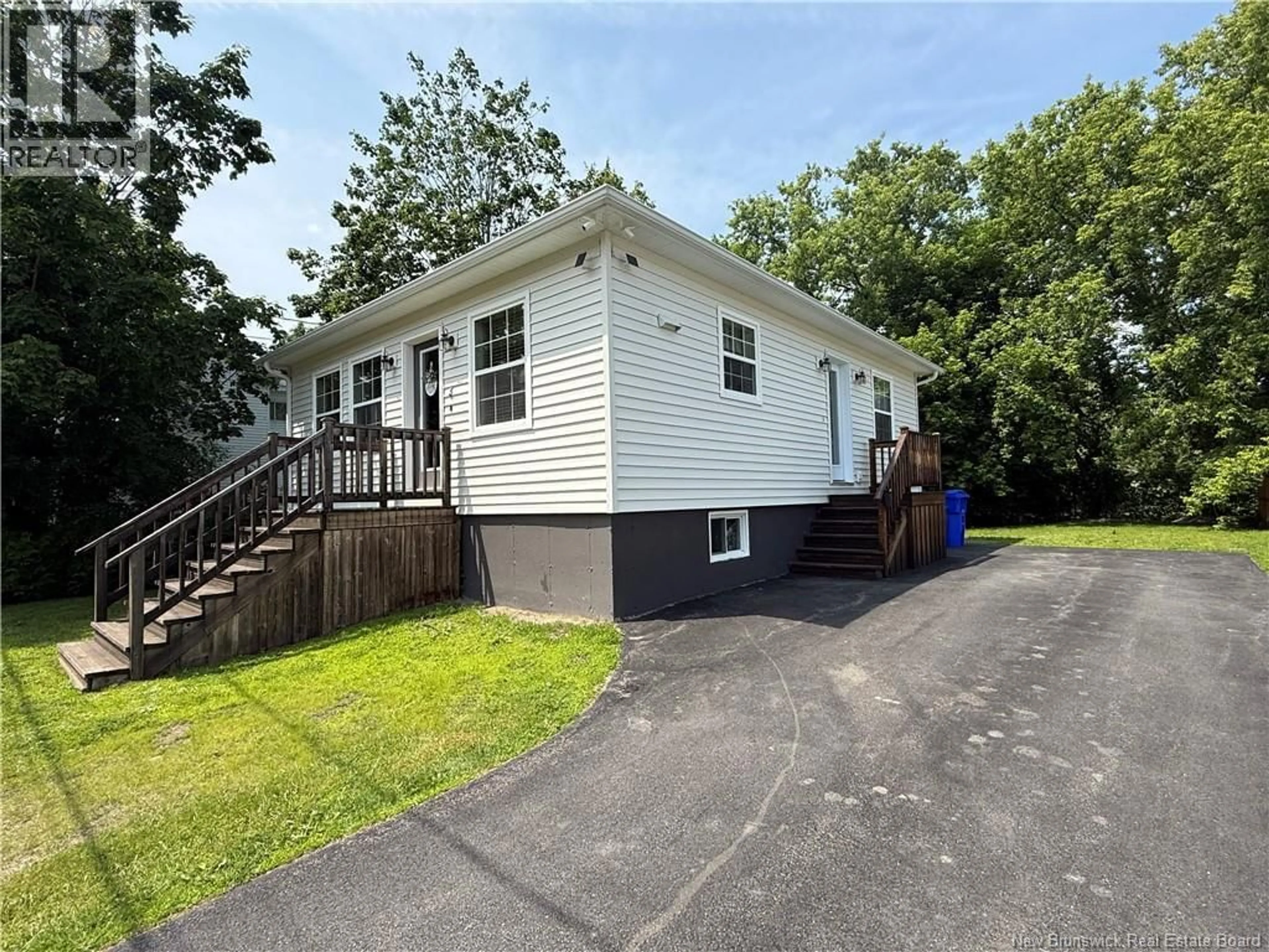 Home with vinyl exterior material, street for 3 VICTORIA STREET, St. Stephen New Brunswick E3L2R2