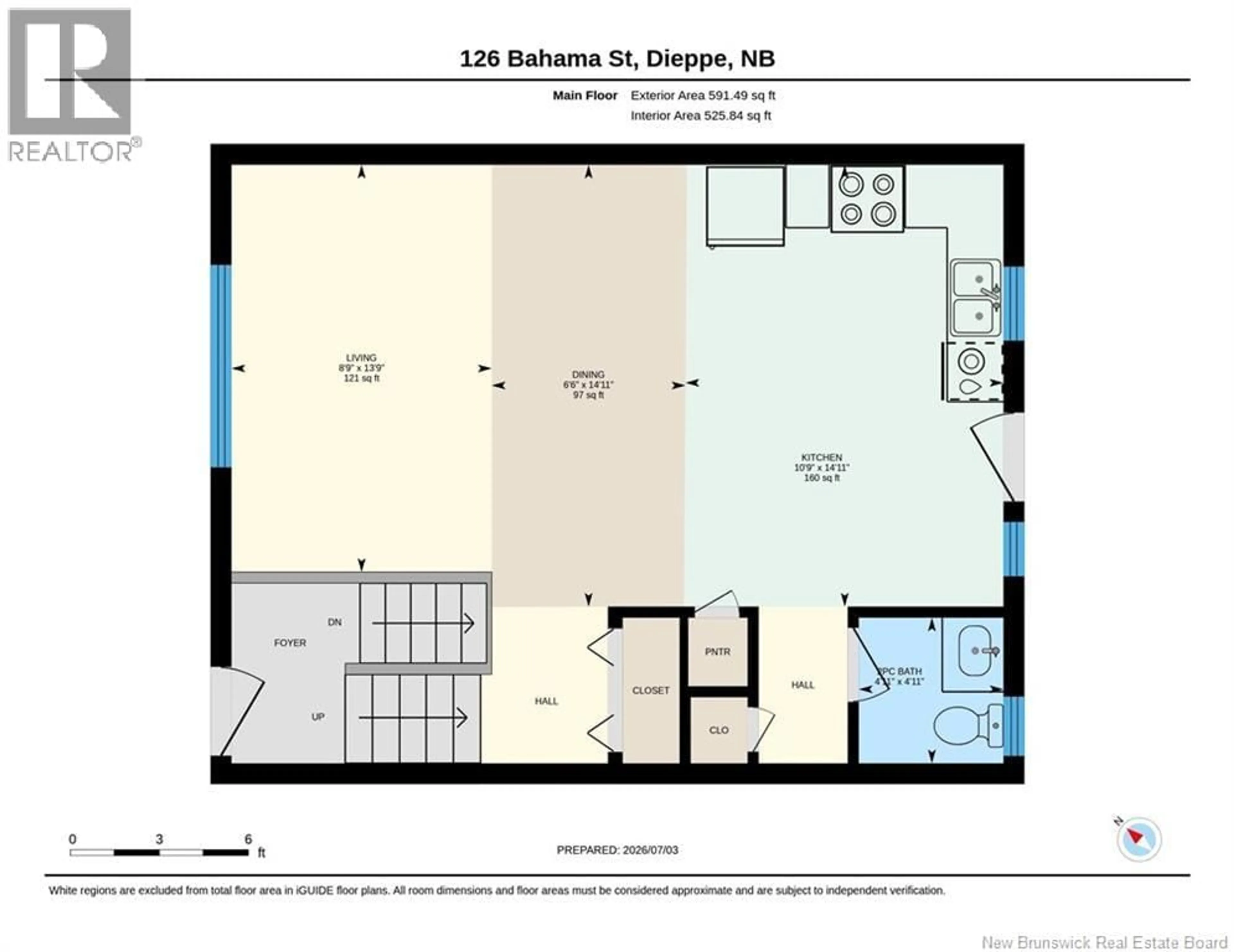Floor plan for 126 BAHAMA STREET, Dieppe New Brunswick E1A7X7