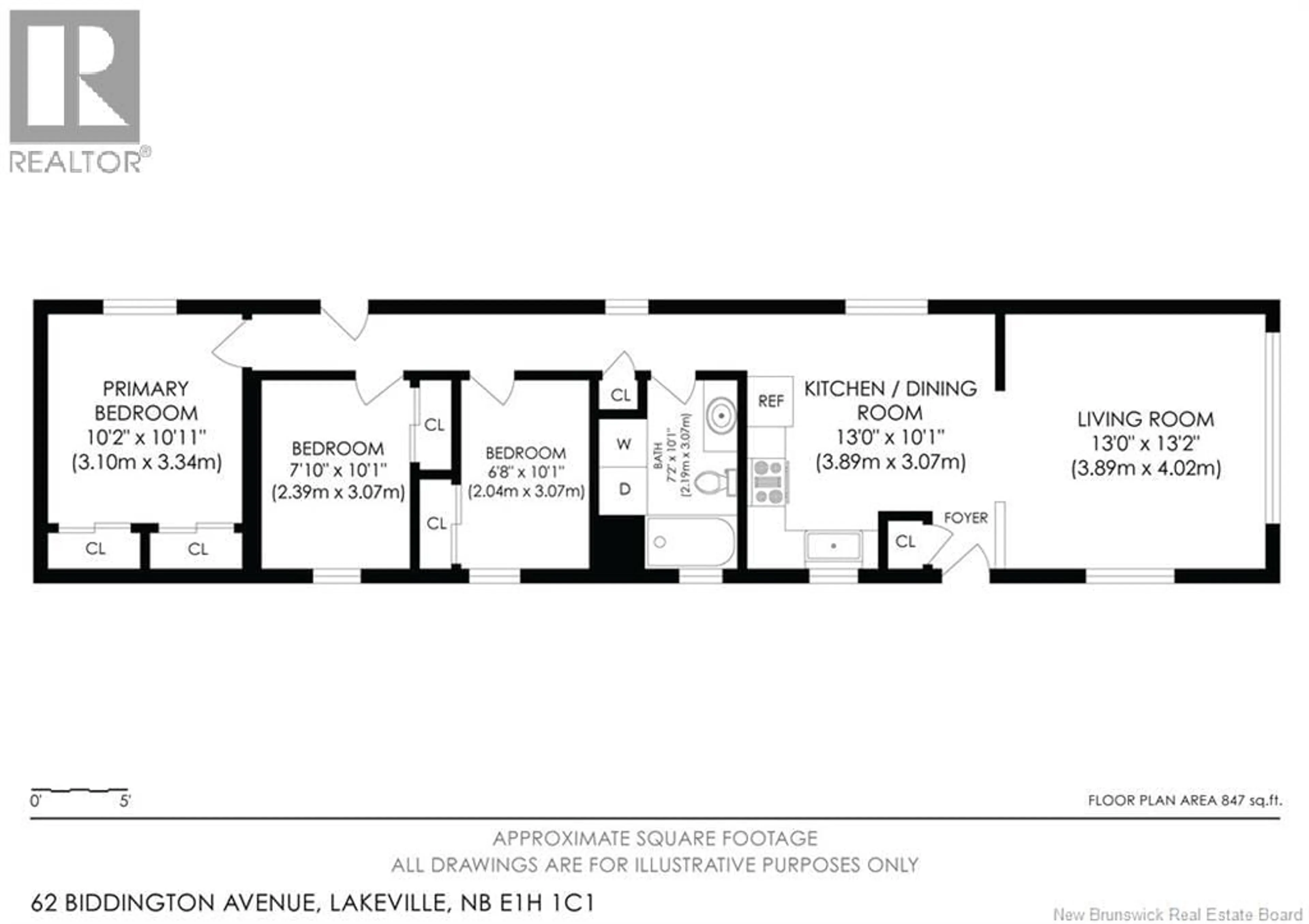 Floor plan for 62 BIDDINGTON AVENUE, Lakeview New Brunswick E1G1C1