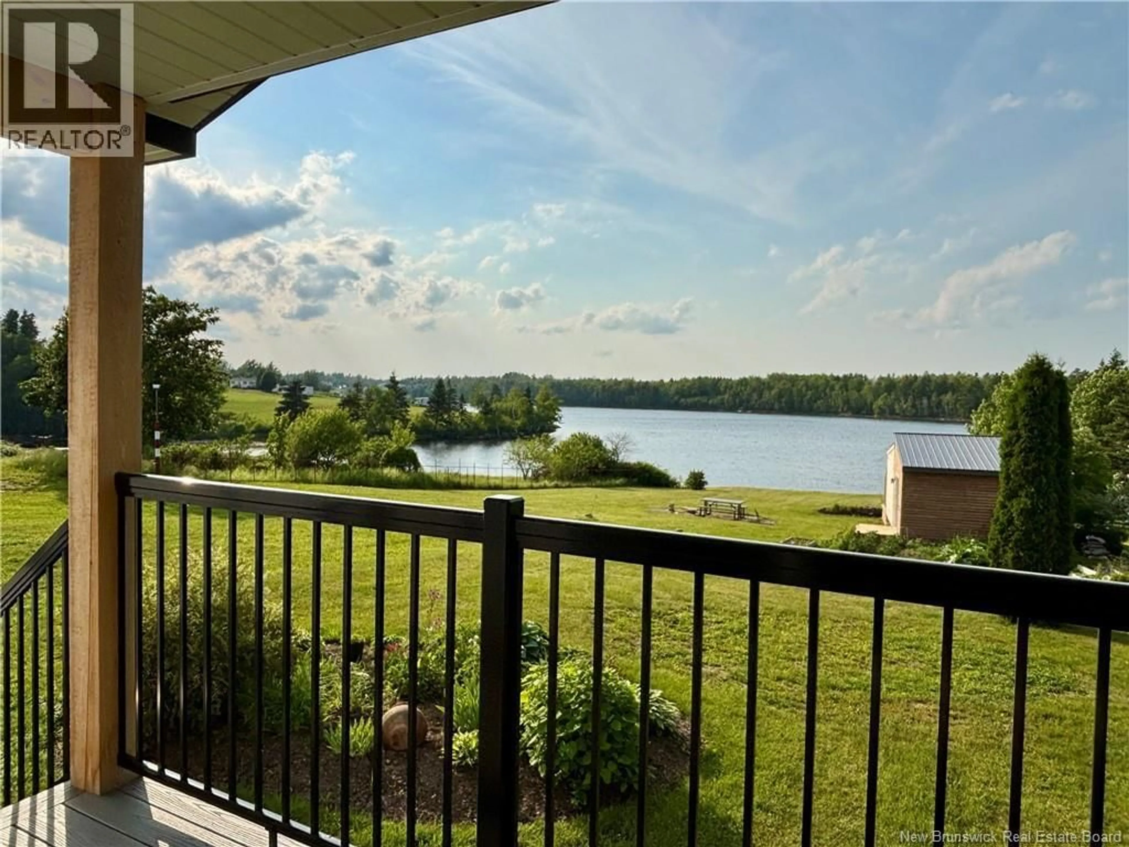 Balcony in the apartment, water/lake/river/ocean view for 56 ALLEE JOS, Pont-Lafrance New Brunswick E1X4A8