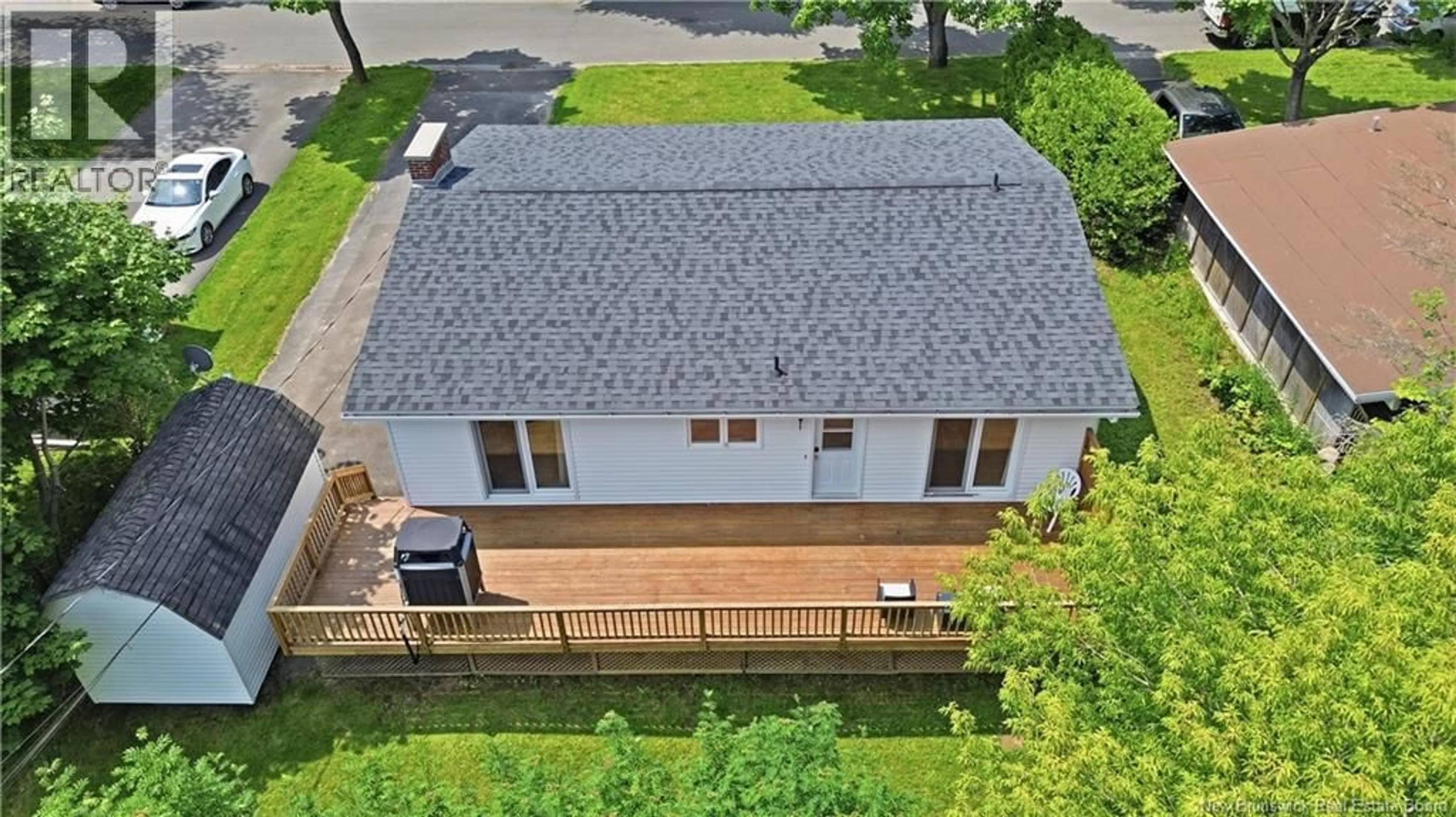 A pic from outside/outdoor area/front of a property/back of a property/a pic from drone, street for 447 PEDERSON CRESCENT, Fredericton New Brunswick E3B2Z1