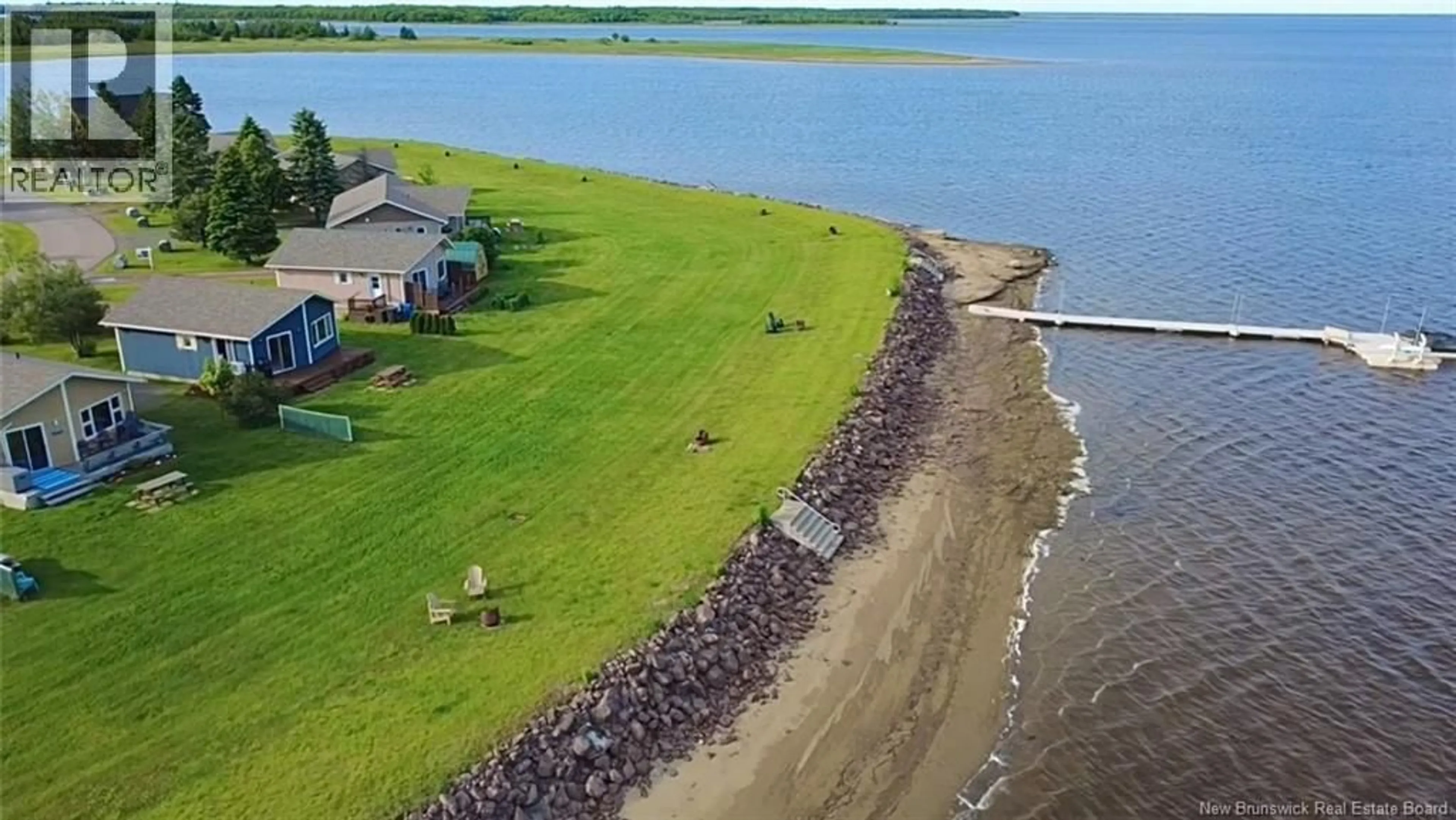 A pic from outside/outdoor area/front of a property/back of a property/a pic from drone, water/lake/river/ocean view for 106 YORK STREET, Richibucto New Brunswick E4W4K2