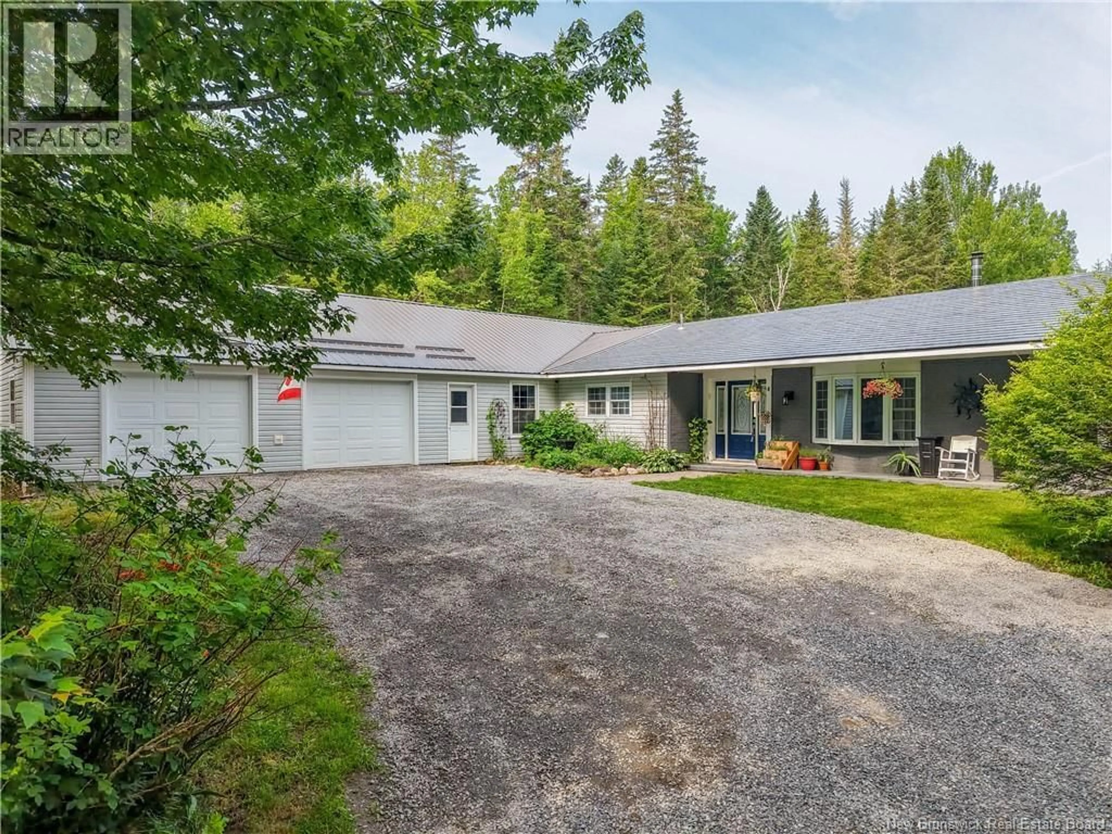 A pic from outside/outdoor area/front of a property/back of a property/a pic from drone, unknown for 2428 ROUTE 101, Beaver Dam New Brunswick E3B7V3