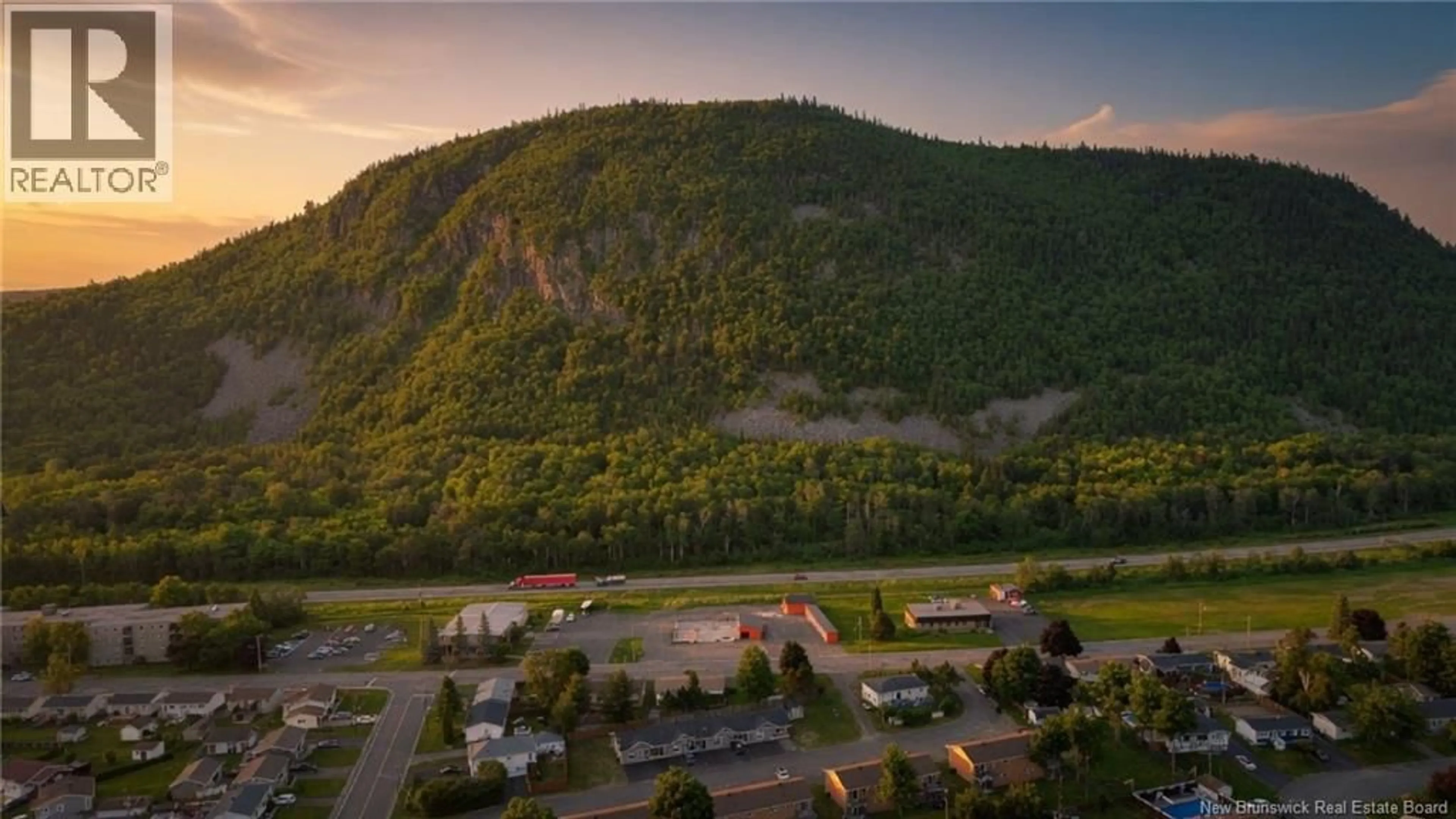 A pic from outside/outdoor area/front of a property/back of a property/a pic from drone, mountain view for 6 LEBEL COURT, Campbellton New Brunswick E3N3Y3