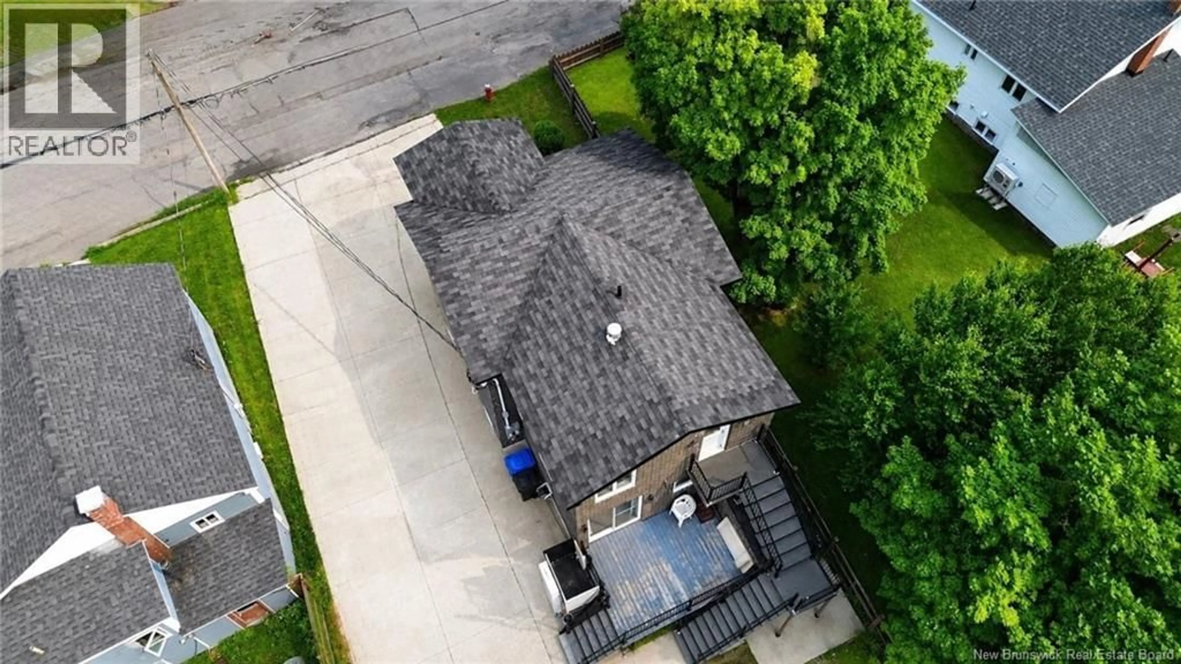 A pic from outside/outdoor area/front of a property/back of a property/a pic from drone, street for 6 LEBEL COURT, Campbellton New Brunswick E3N3Y3