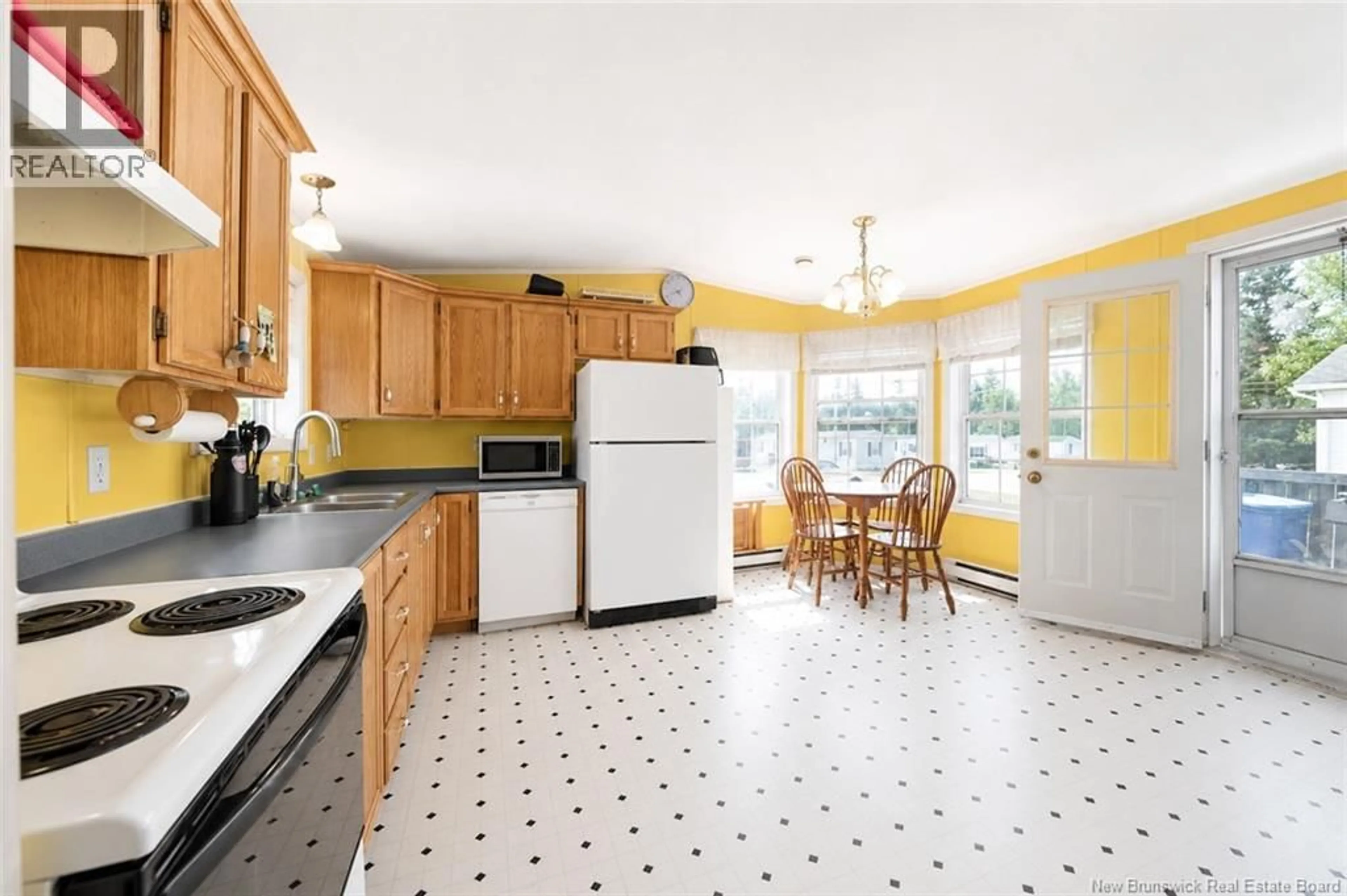 Standard kitchen, ceramic/tile floor for 10 DOROTHY STREET, Sackville New Brunswick E4L2Z3