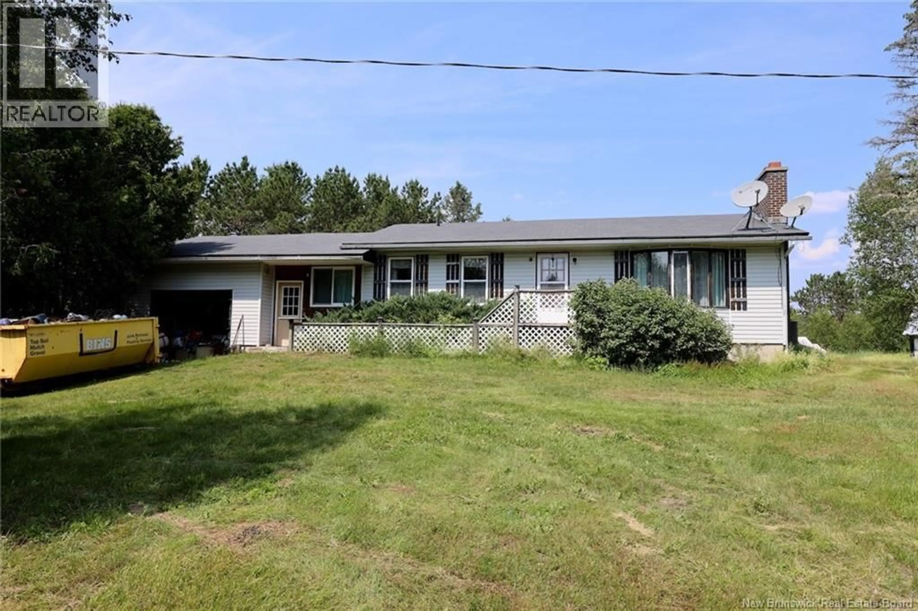 A pic from outside/outdoor area/front of a property/back of a property/a pic from drone, unknown for 4409 ROUTE 3, Brockway New Brunswick E6K1Y6