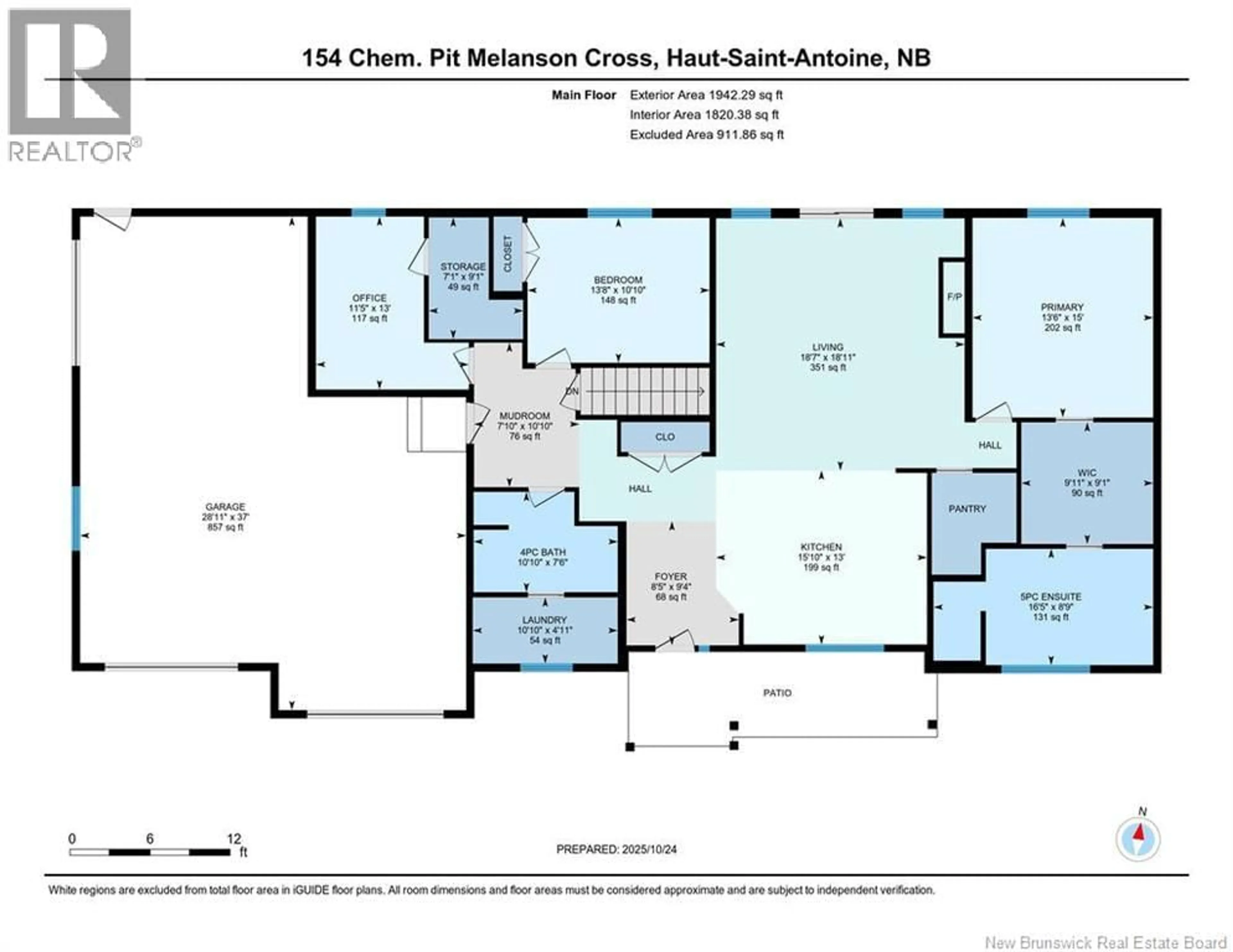 Floor plan for 154 PIT MELANSON CROSS ROAD, Saint-Antoine New Brunswick E4V3C8