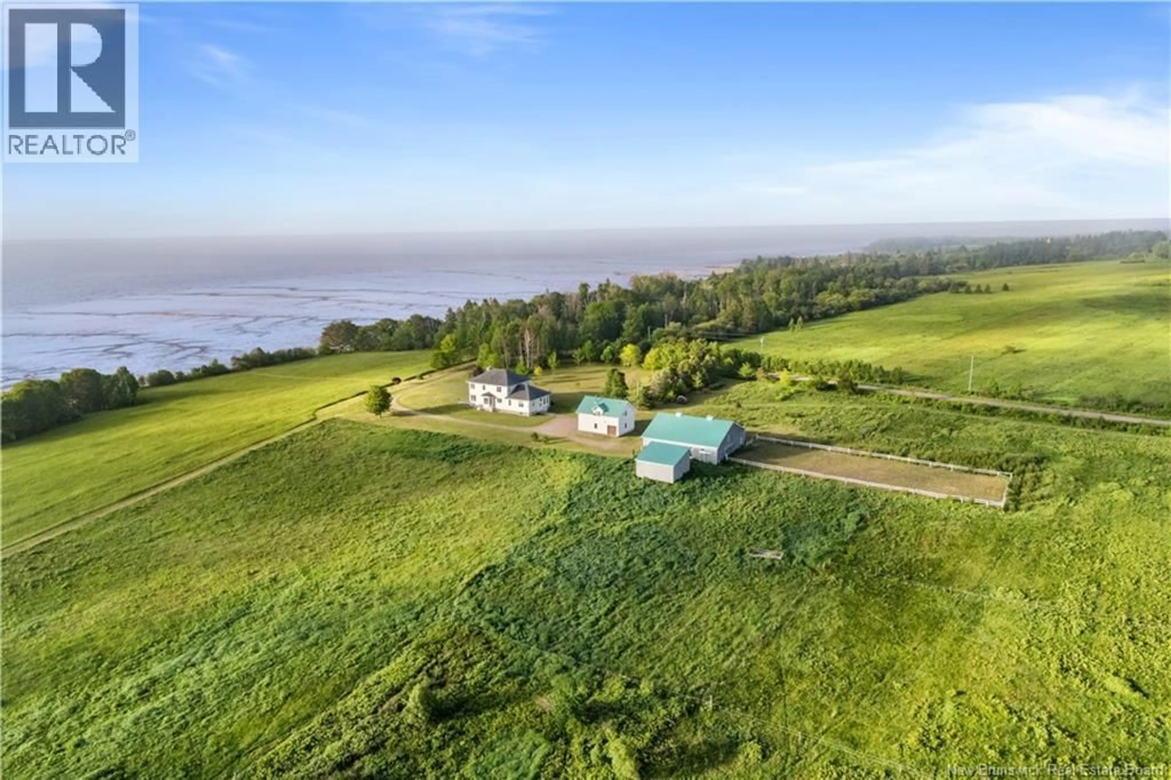 A pic from outside/outdoor area/front of a property/back of a property/a pic from drone, water/lake/river/ocean view for 40 READE QUARRY, Wood Point New Brunswick E4L2K1