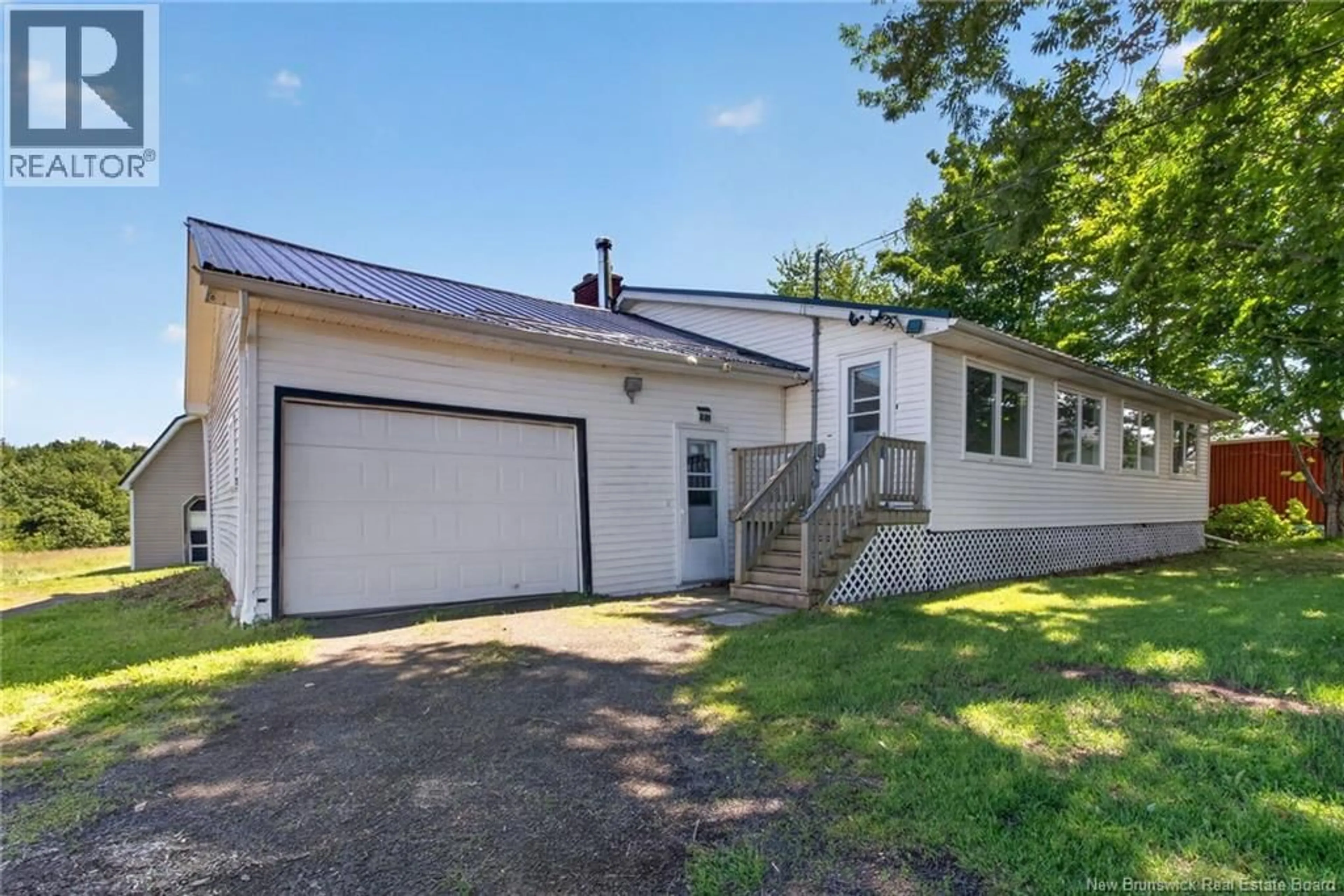 A pic from outside/outdoor area/front of a property/back of a property/a pic from drone, street for 6109 ROUTE 515, Saint-Paul New Brunswick E4T3P4