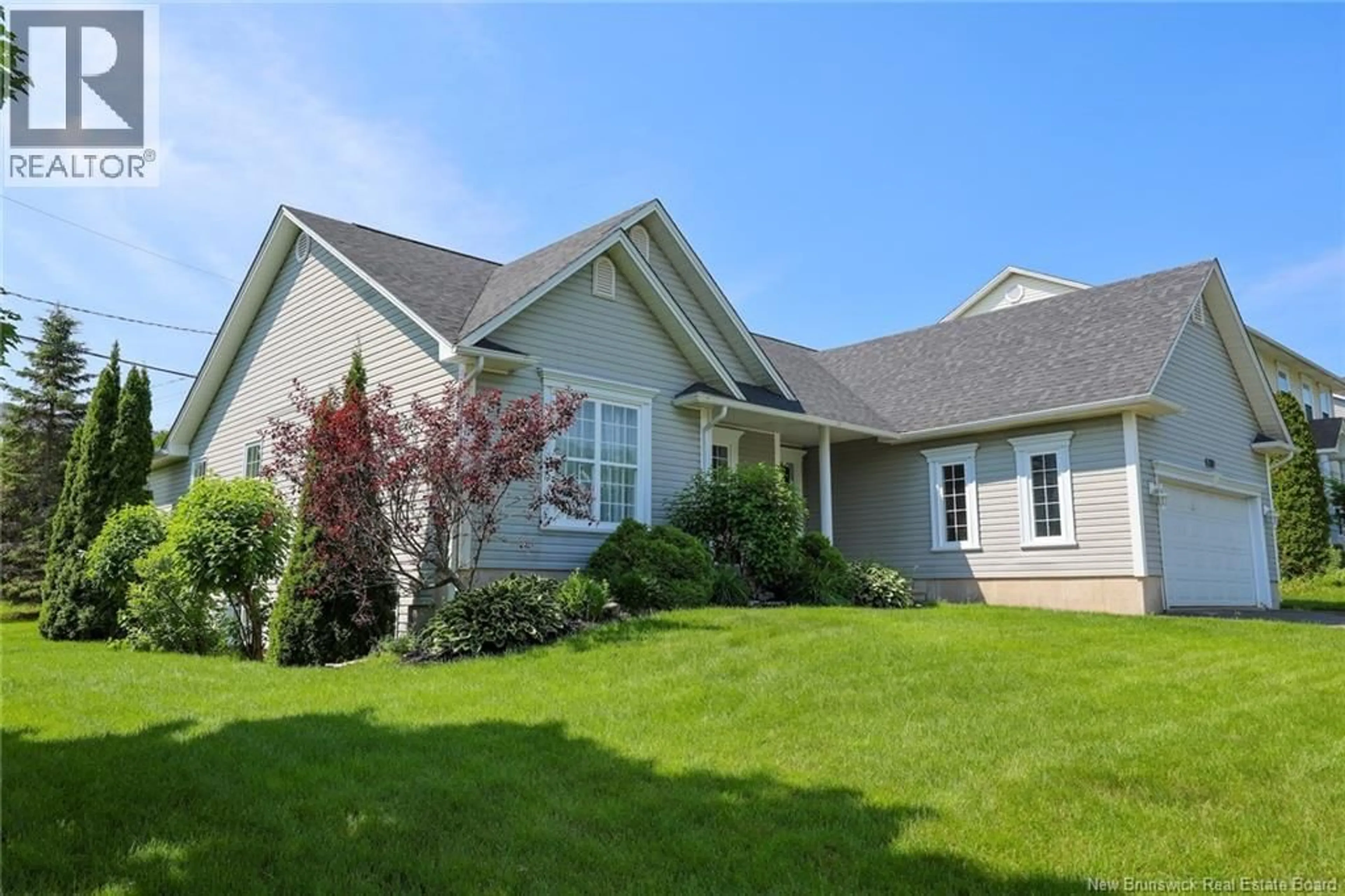 Home with vinyl exterior material, street for 29 POETS LANE, Fredericton New Brunswick E3B9P8