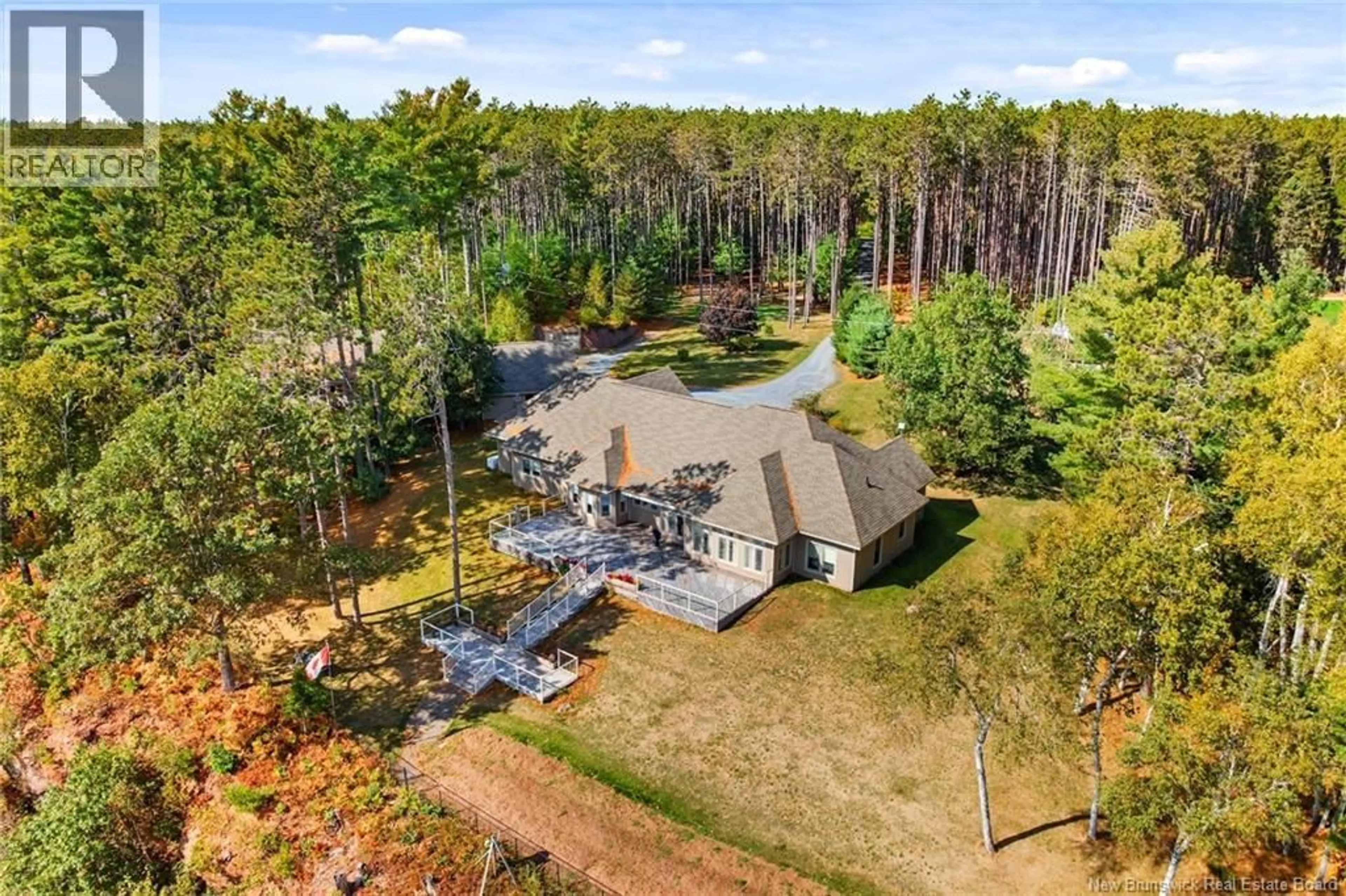 A pic from outside/outdoor area/front of a property/back of a property/a pic from drone, forest/trees view for 2990 ROUTE 690, Sypher Cove New Brunswick E4B0A9