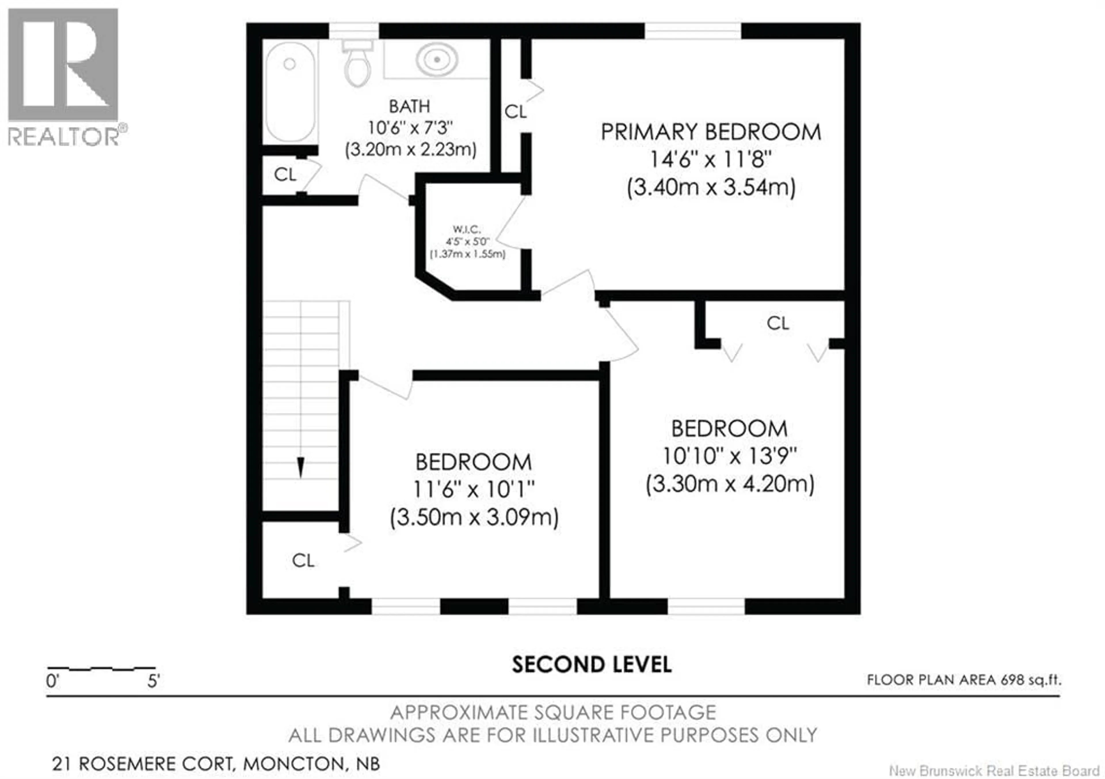 Floor plan for 21 ROSEMERE COURT, Moncton New Brunswick E1C9W2