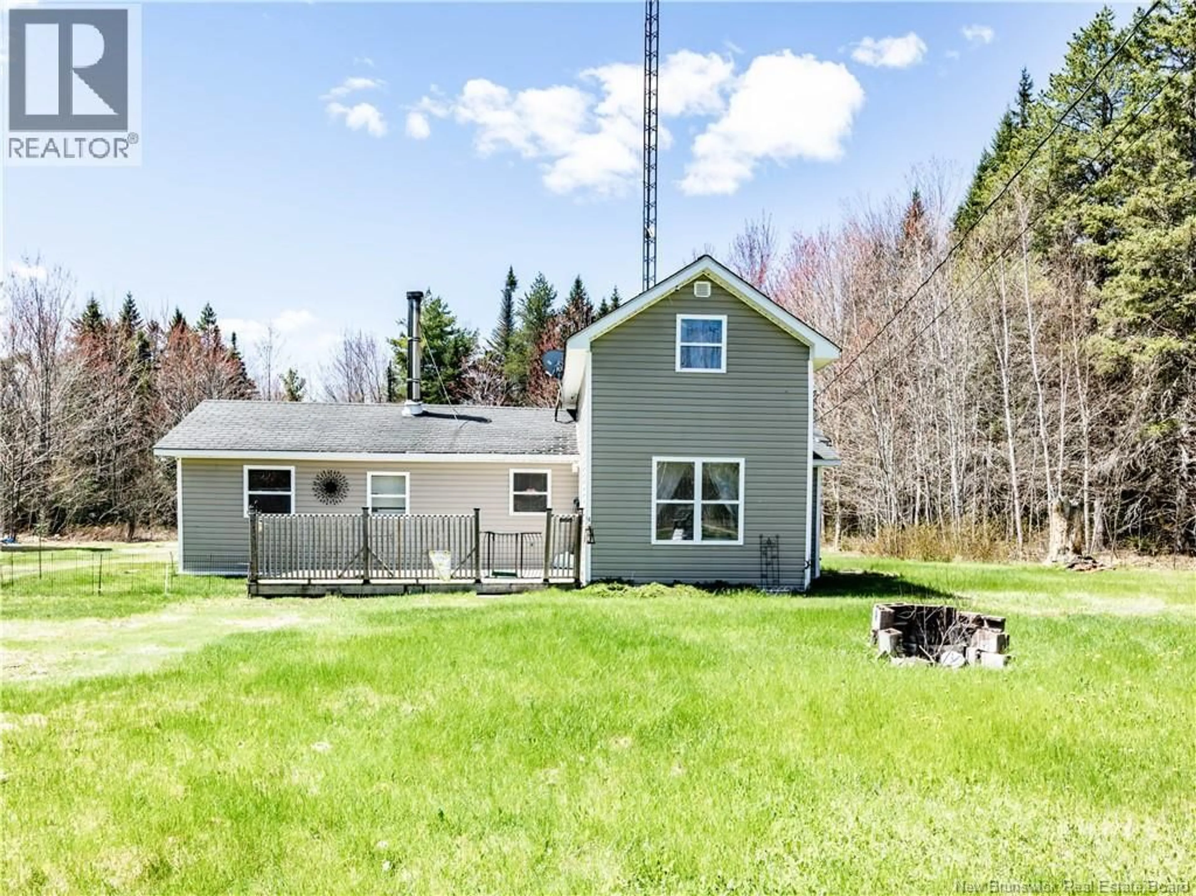 A pic from outside/outdoor area/front of a property/back of a property/a pic from drone, water/lake/river/ocean view for 561 GRAY ROAD, Saint-Charles New Brunswick E4W4N3