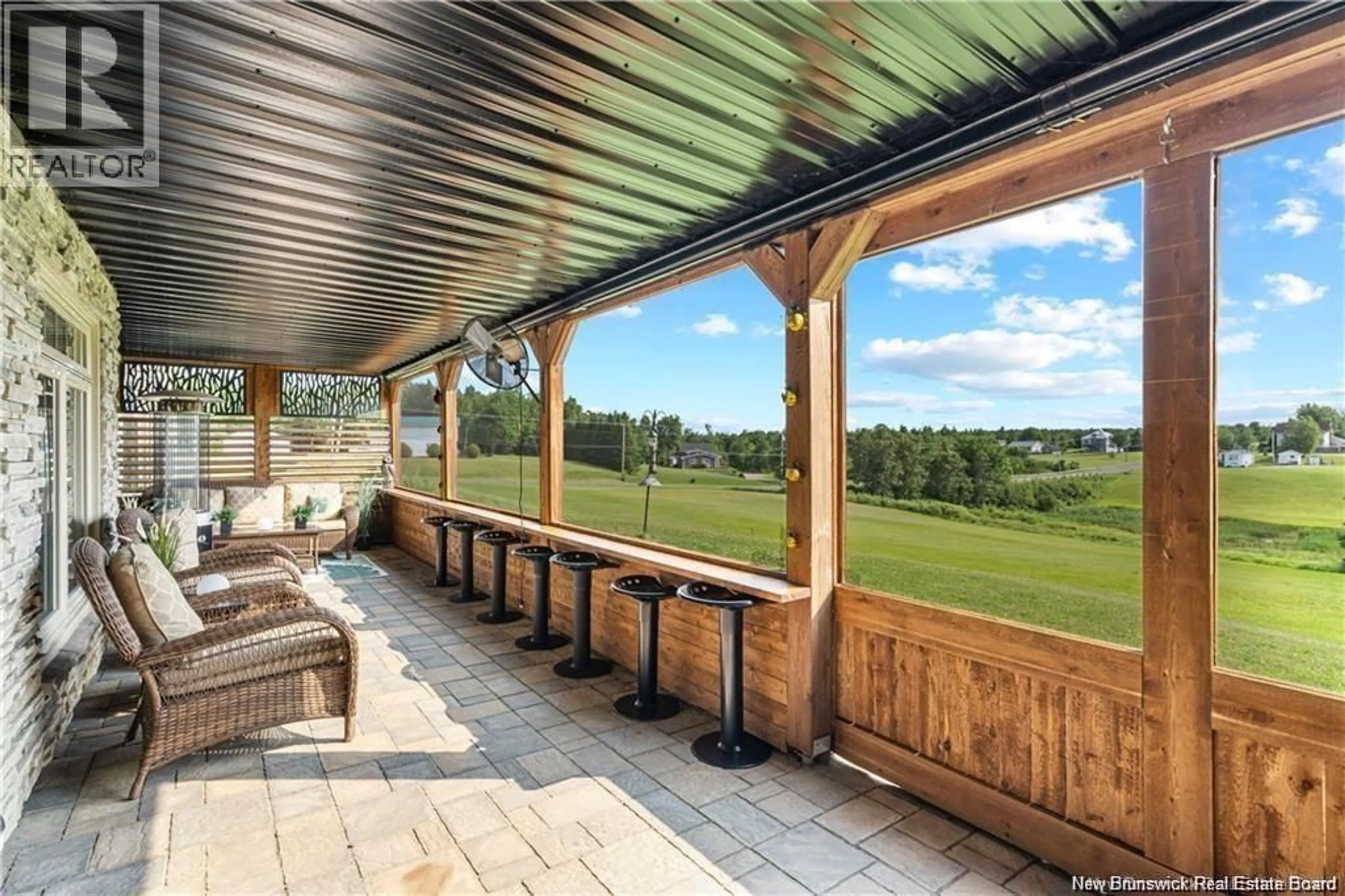 Patio, water/lake/river/ocean view for 5543 DES ERABLES, Rogersville New Brunswick E4Y1K5