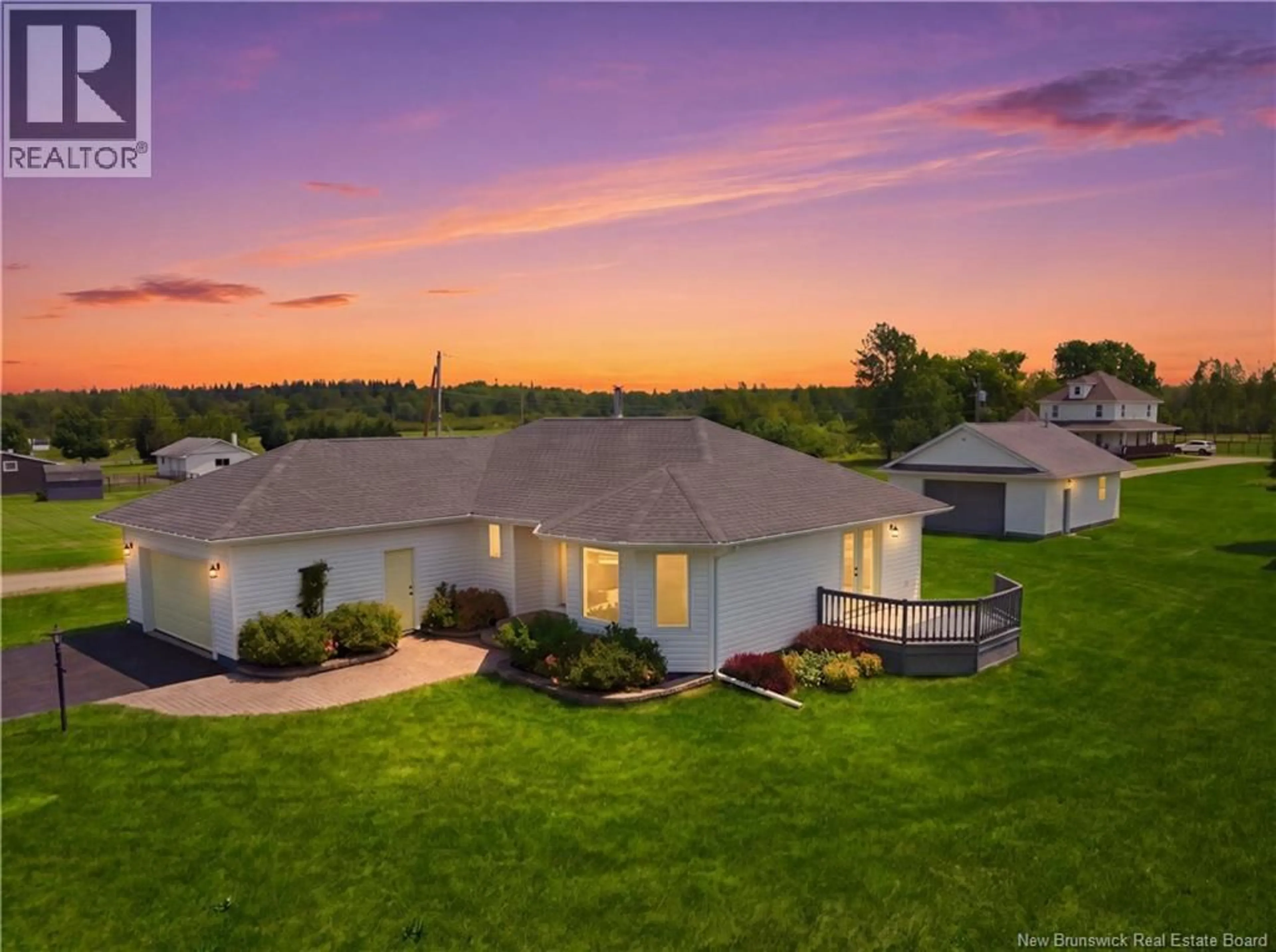A pic from outside/outdoor area/front of a property/back of a property/a pic from drone, mountain view for 5317 ROUTE 535, Dixon Point New Brunswick E4S3Z7