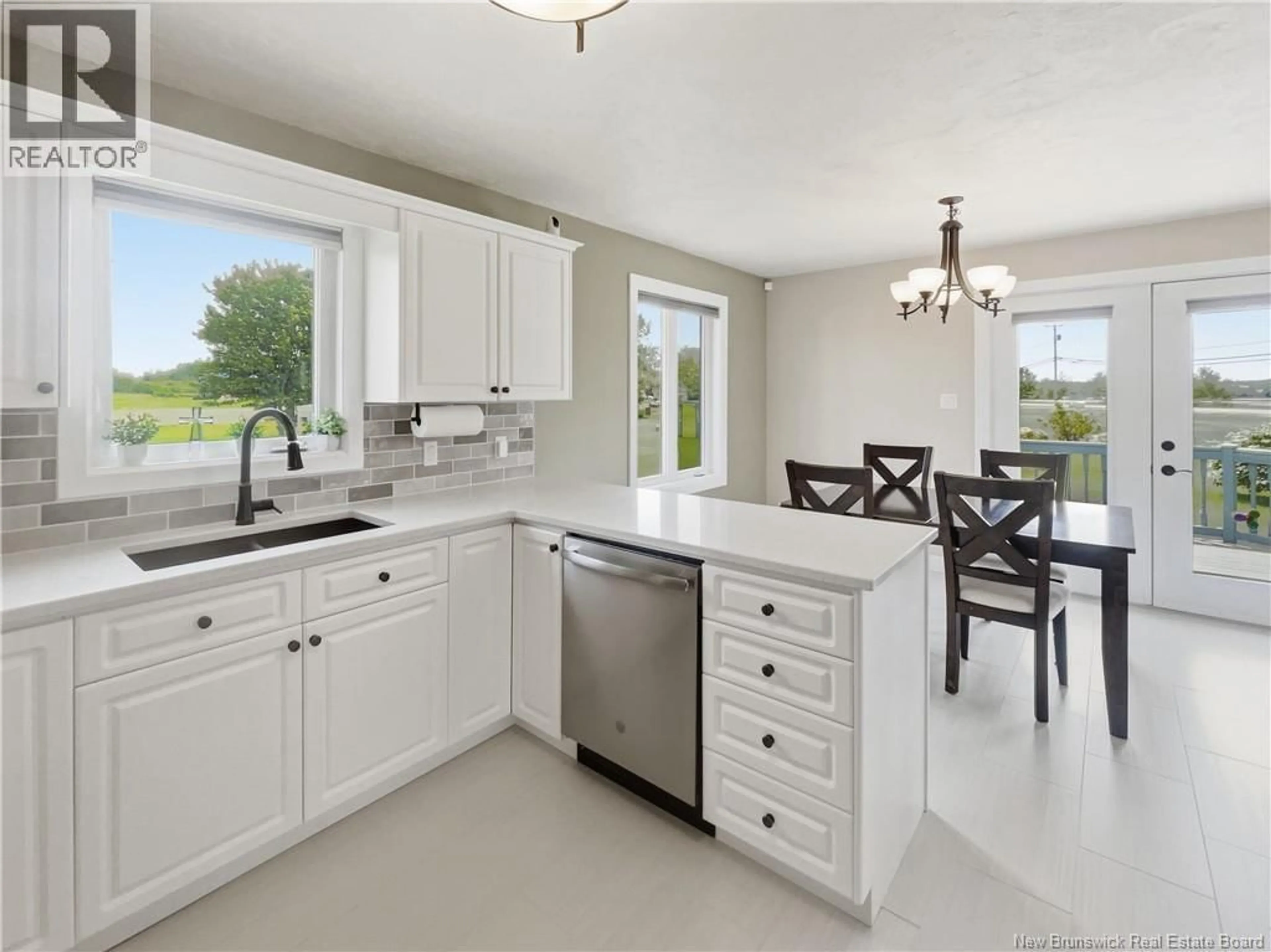 Open concept kitchen, ceramic/tile floor for 5317 ROUTE 535, Dixon Point New Brunswick E4S3Z7