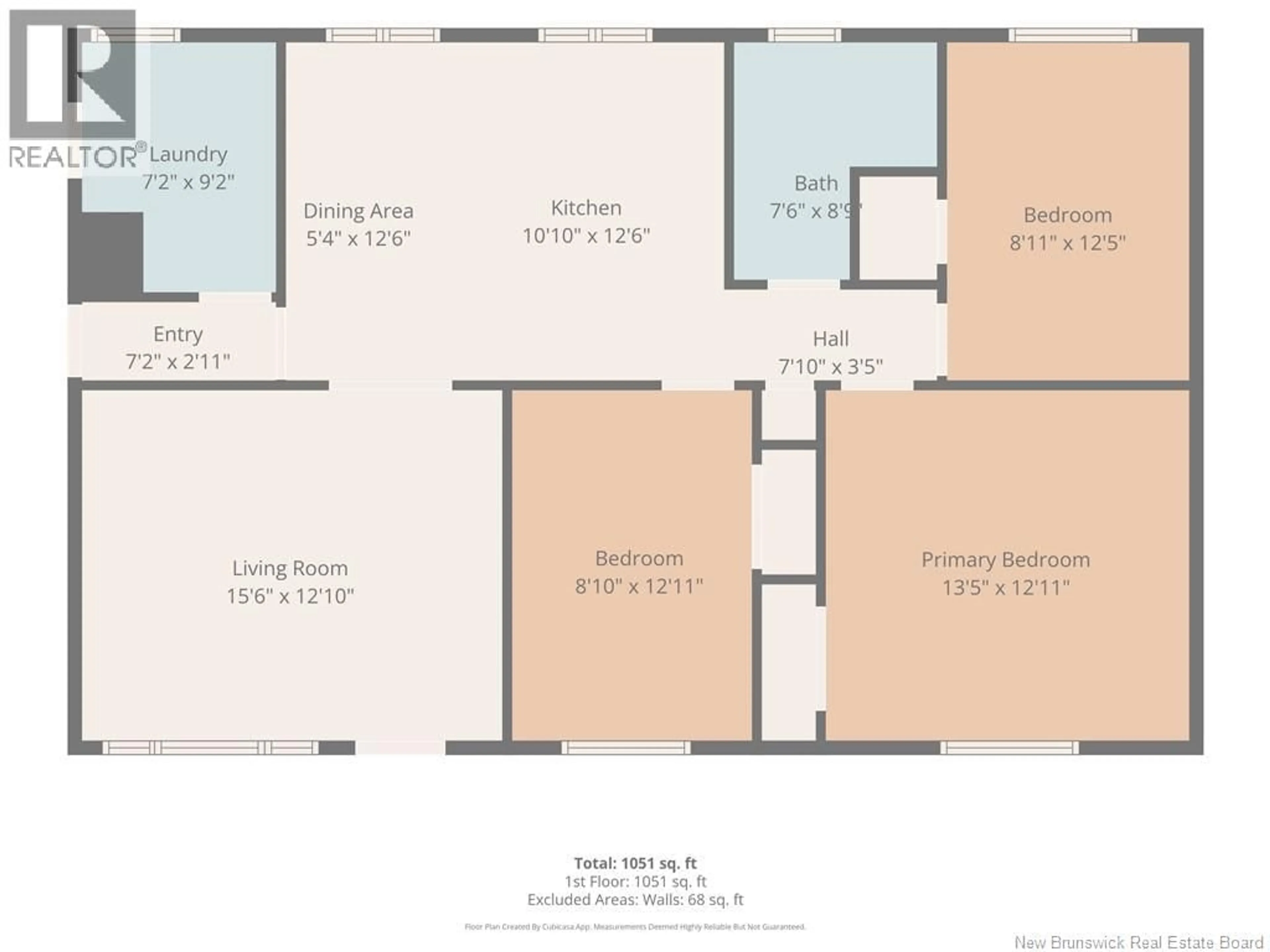 Floor plan for 16 DES PATRIOTES, Caraquet New Brunswick E1W1B6