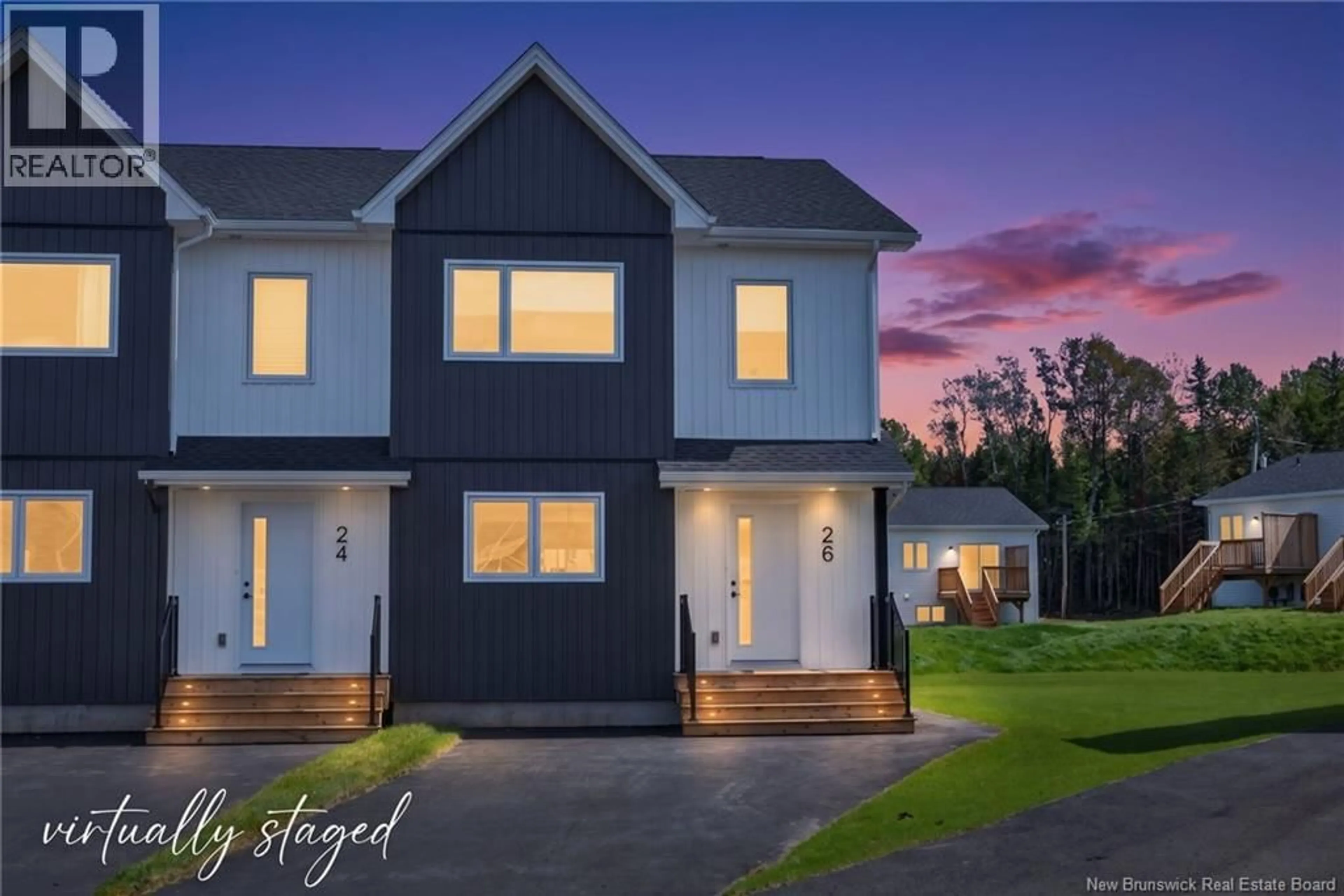 Home with vinyl exterior material, street for 16 CEDRIC COURT, Dieppe New Brunswick E1K0A5