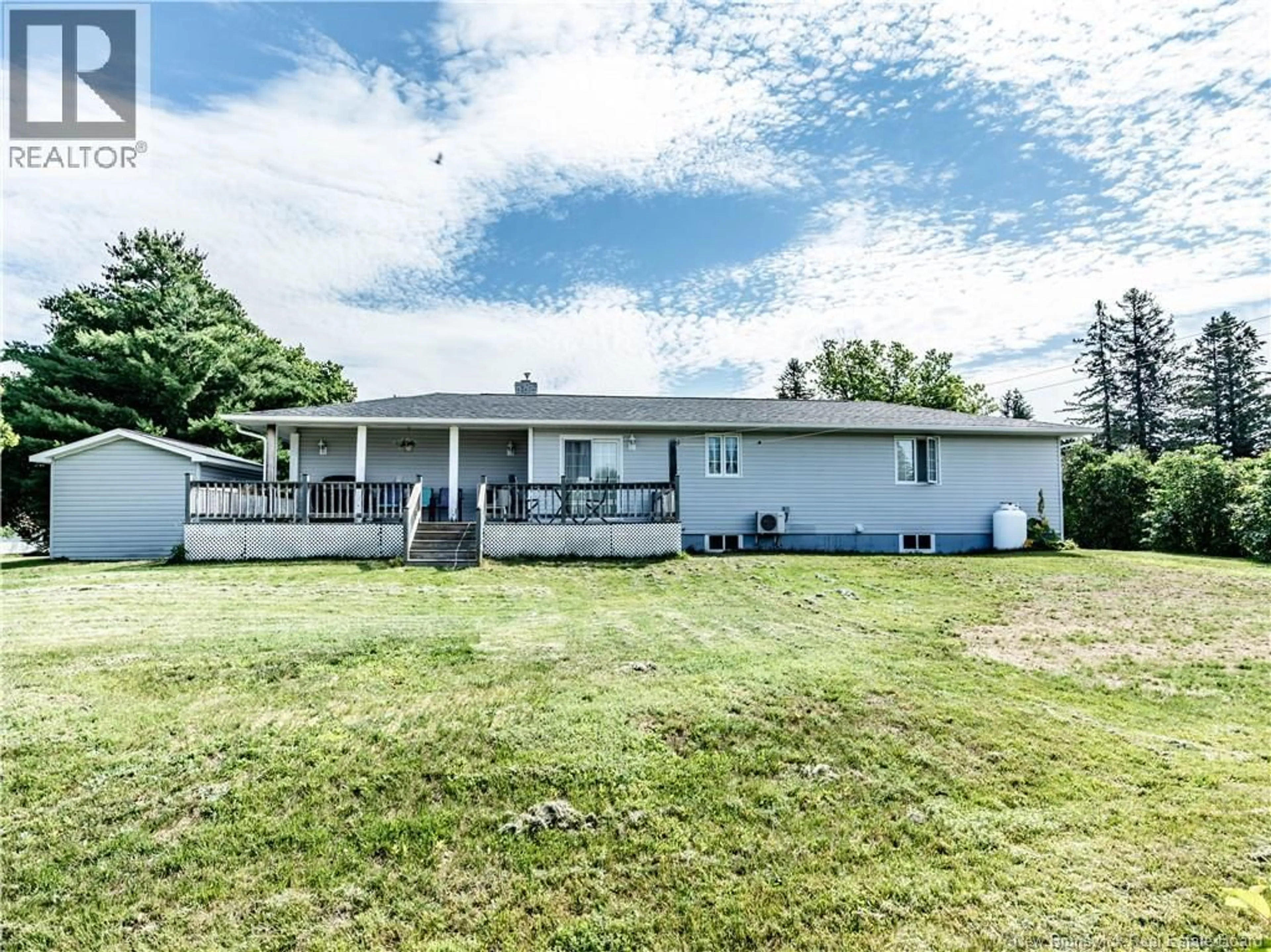 A pic from outside/outdoor area/front of a property/back of a property/a pic from drone, water/lake/river/ocean view for 27 HUTCHINSON LANE, Rexton New Brunswick E4W1Y8